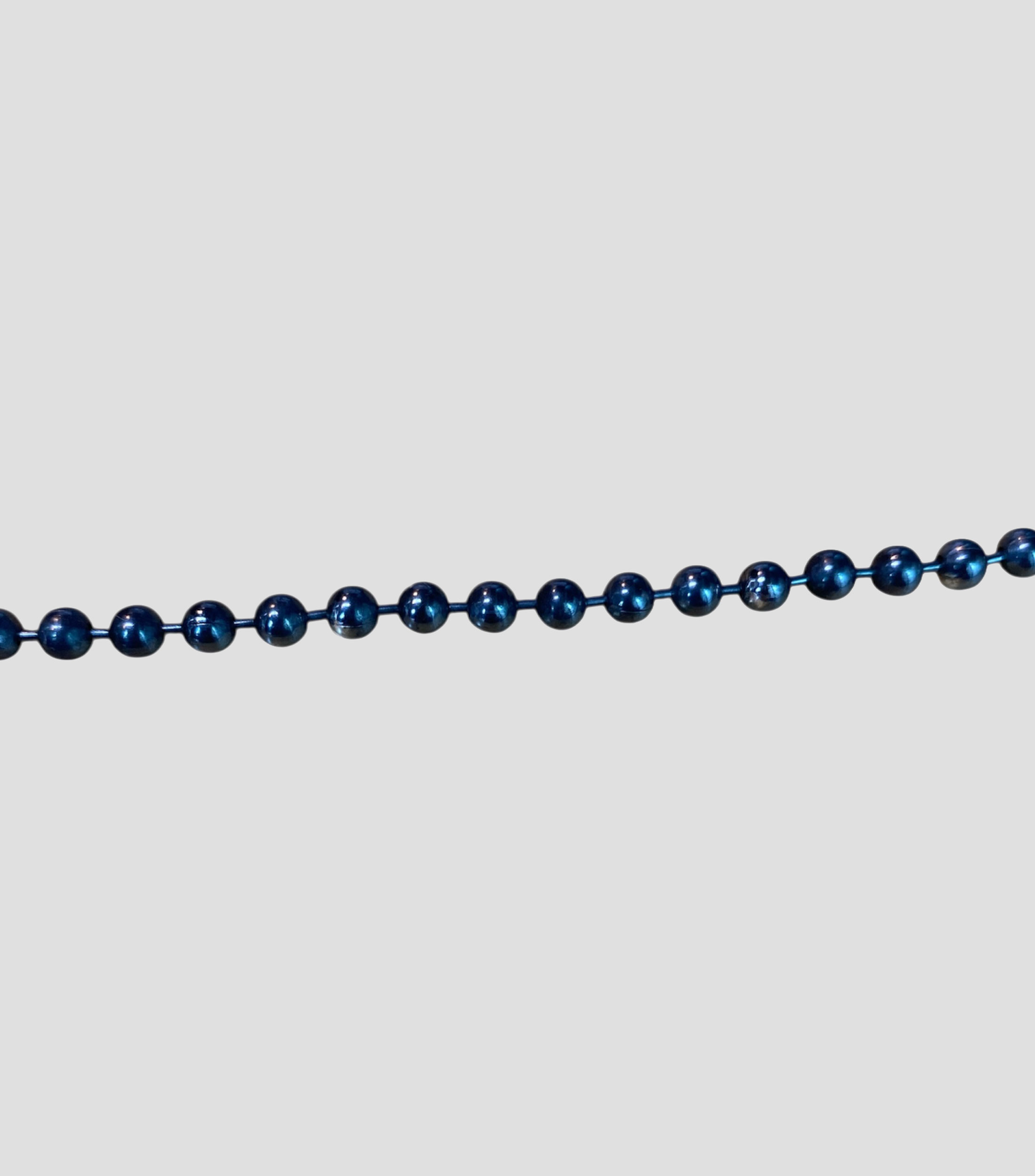 Cadena de bolitas en plata .925 Hombre