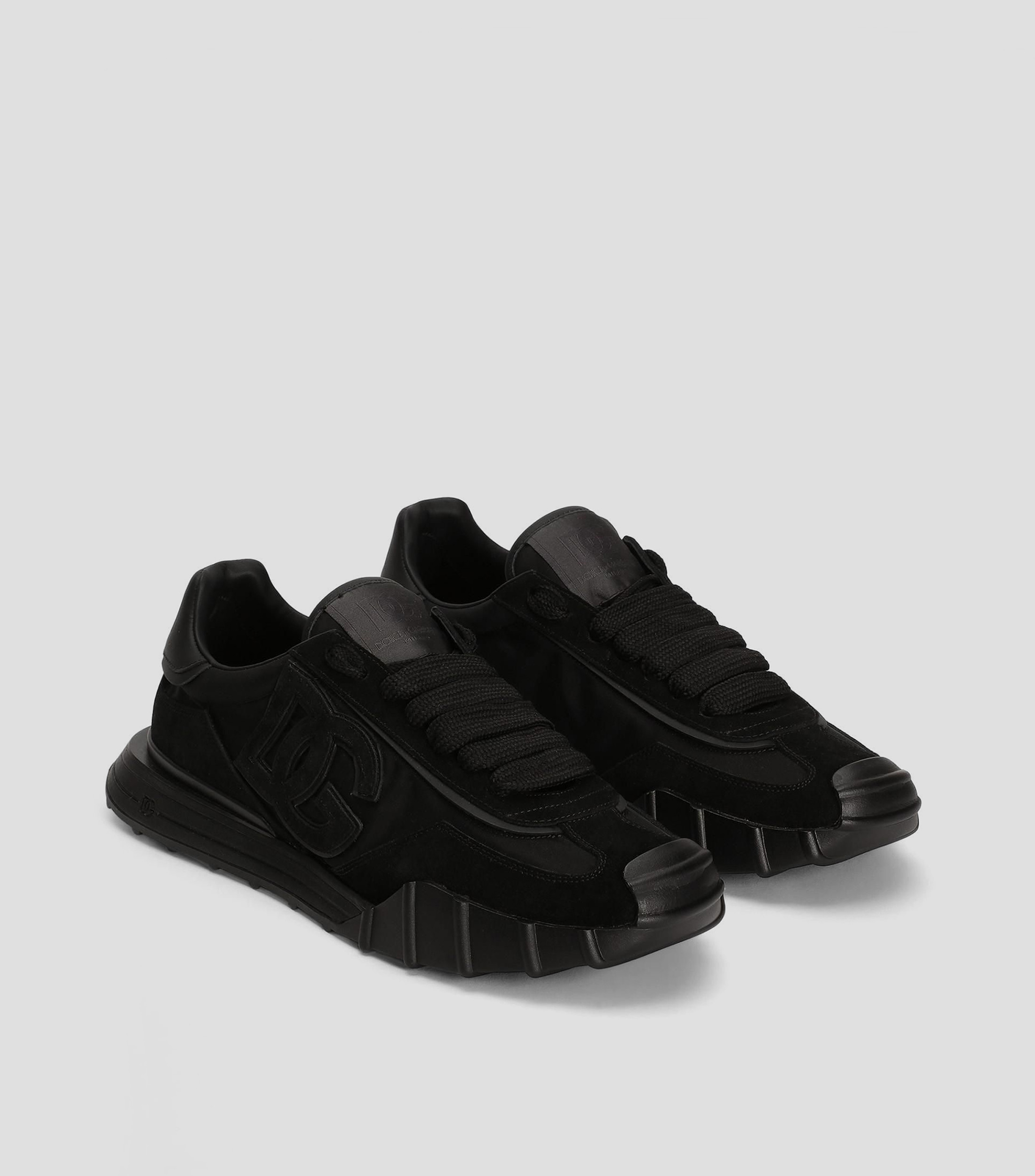 Tenis casuales Athletic en piel Negro Hombre