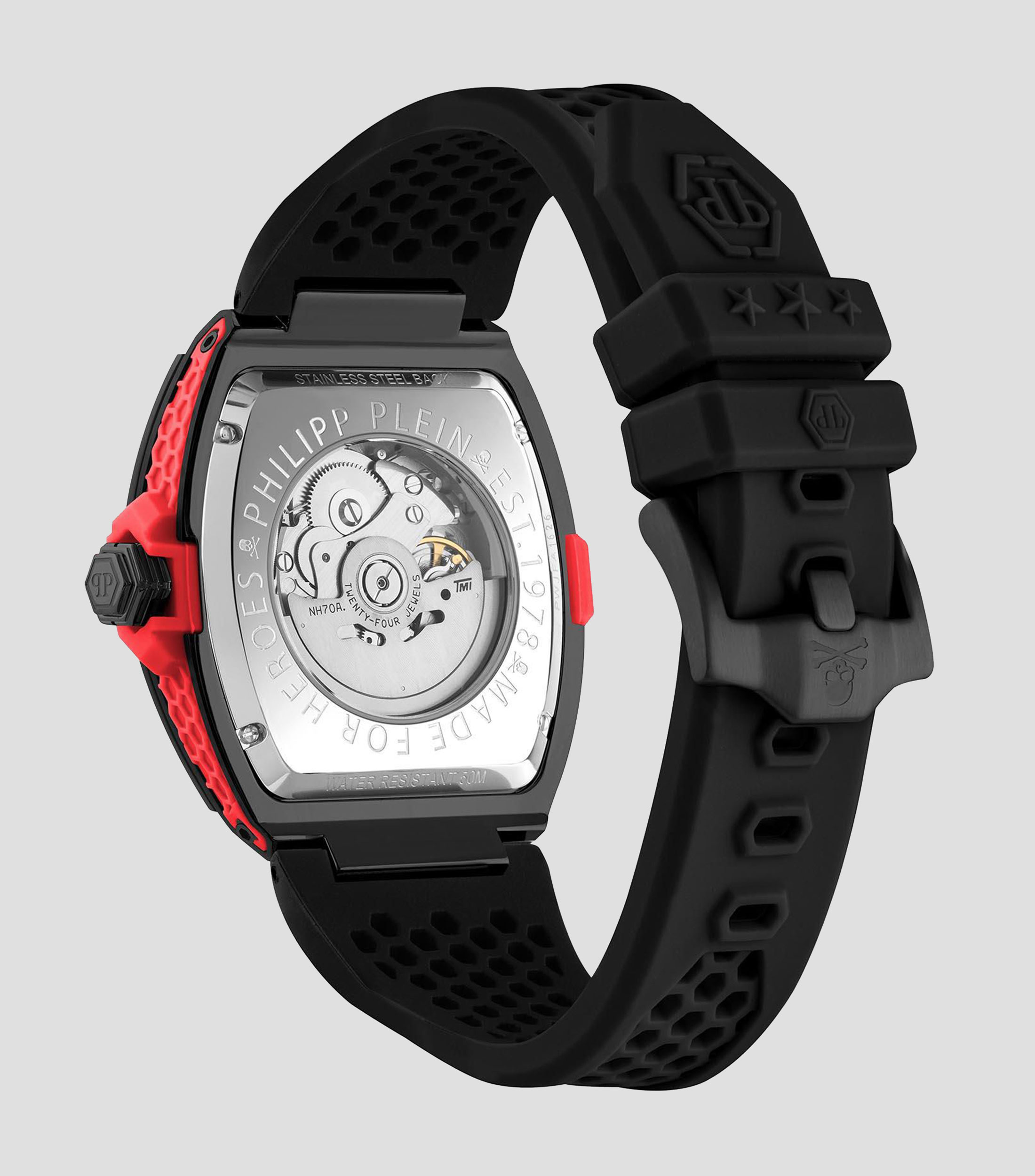 Reloj para Hombre The Skeleton 2.0 casual, Negro