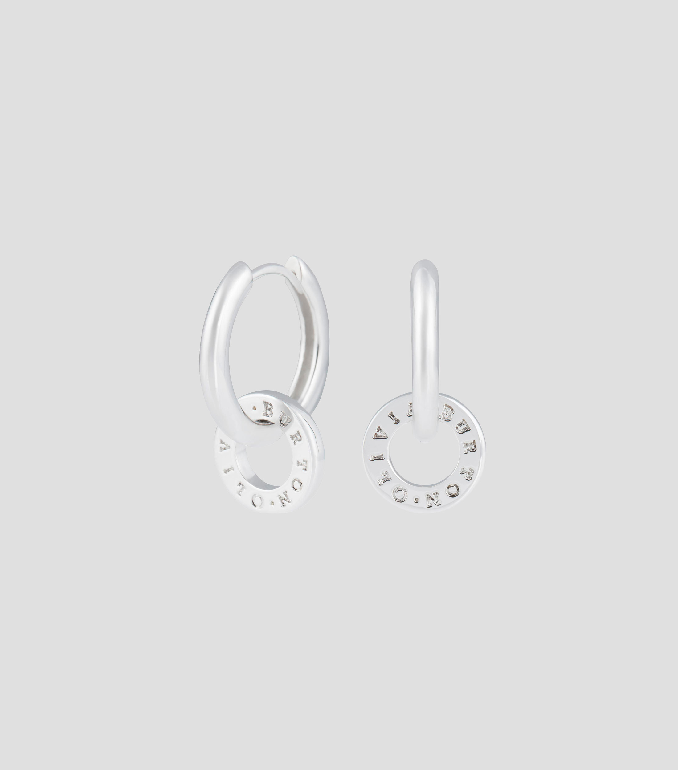 Aretes aros en Plata Classics Mujer