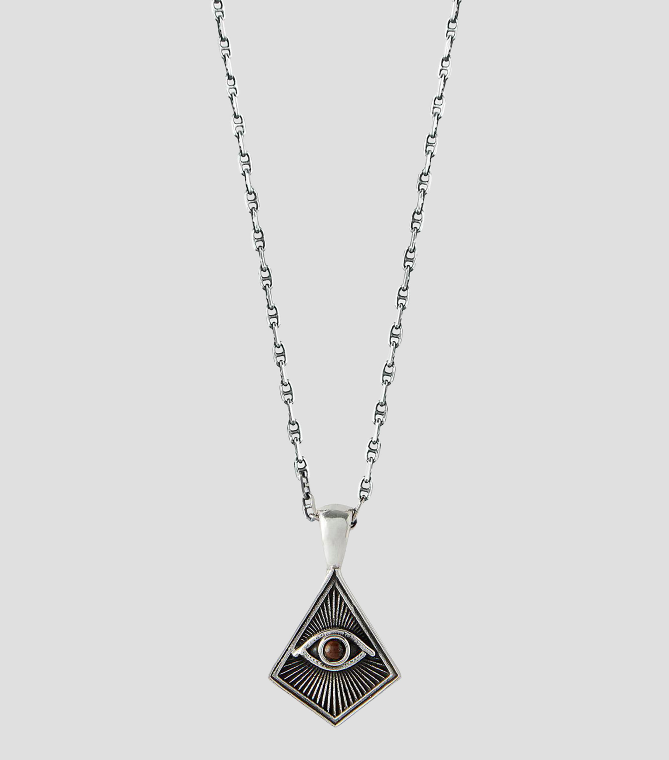 Collar en plata .925 ojo protector Unisex