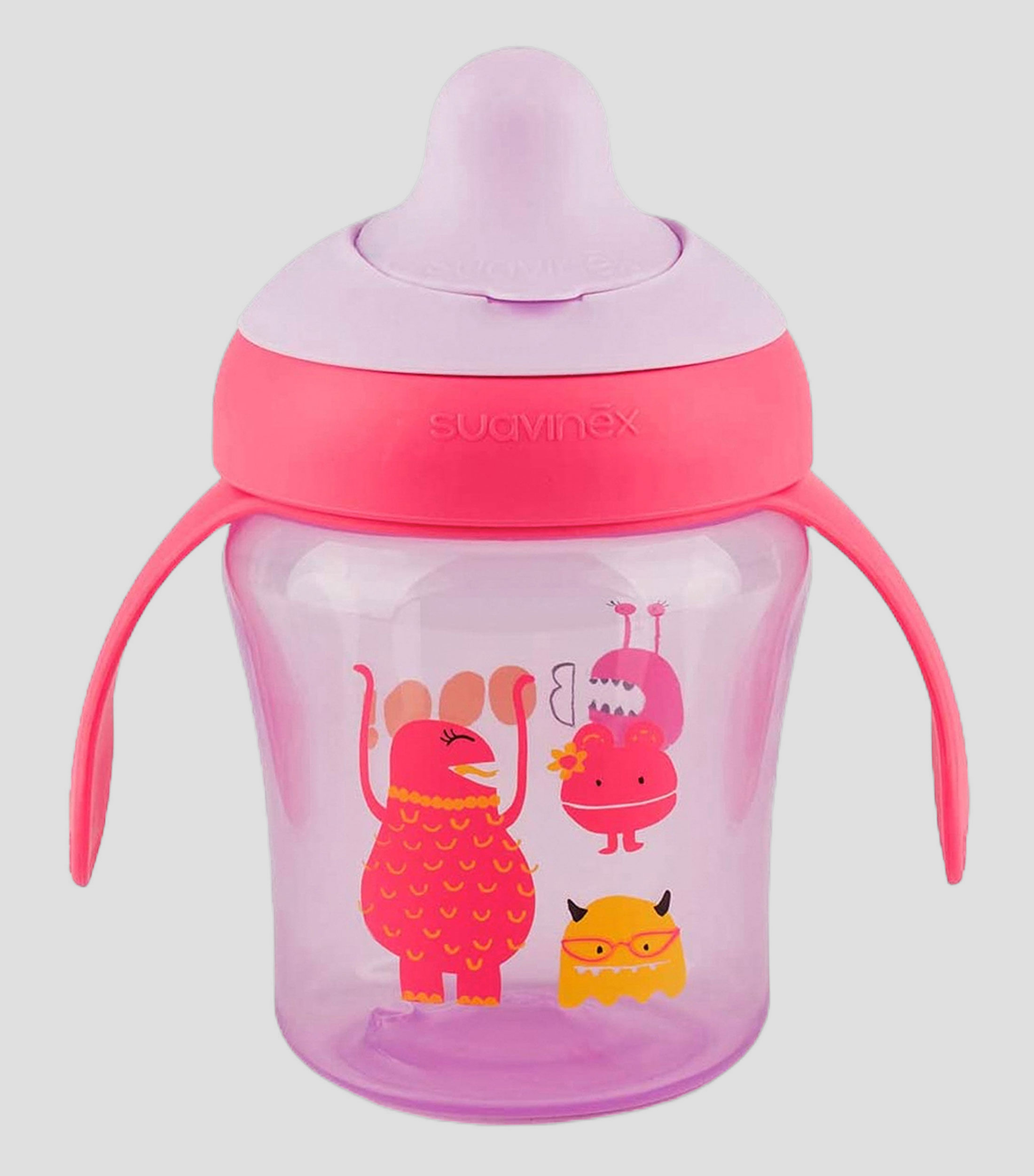 Vaso entrenador Boo para Bebe Rosa