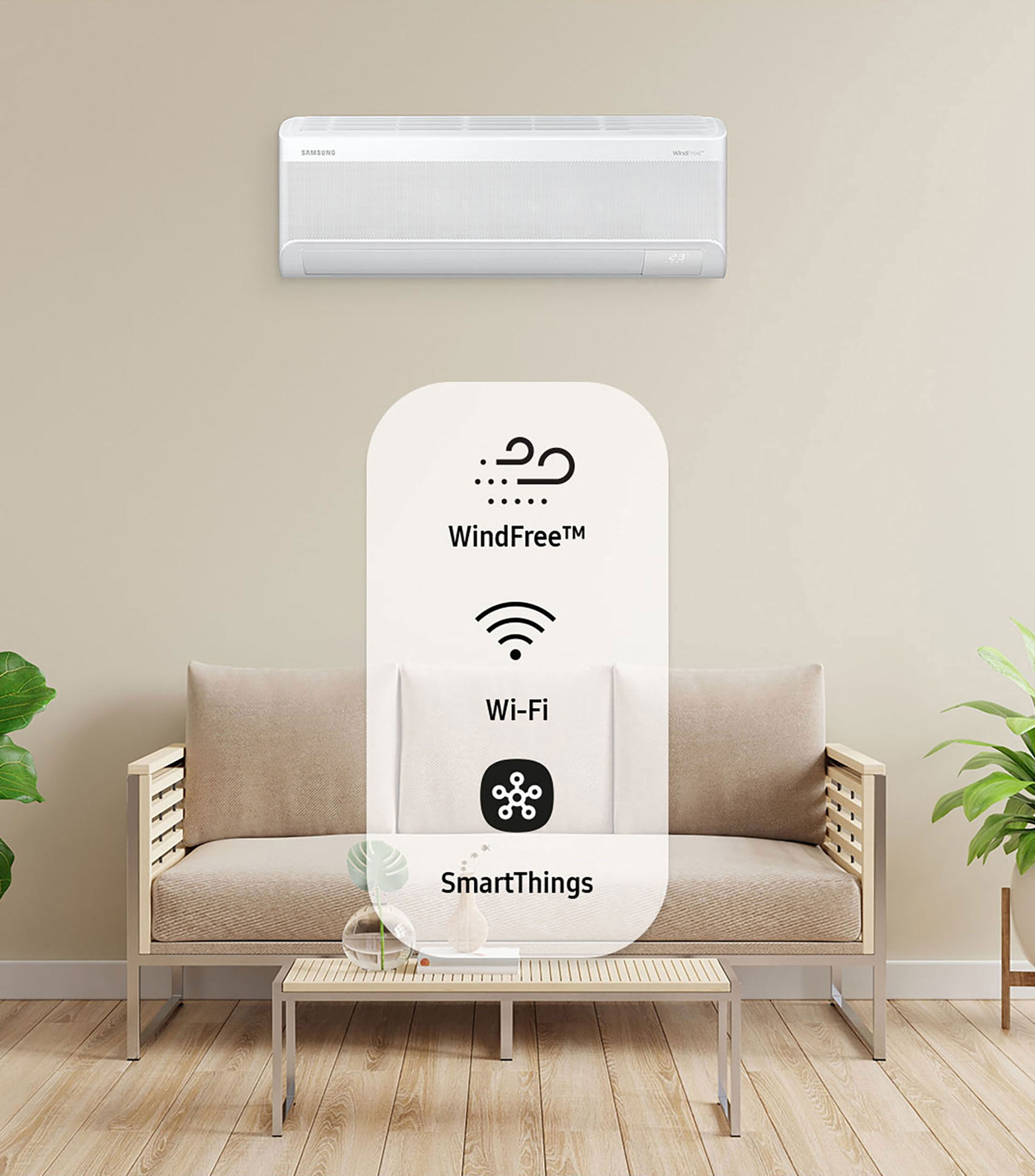 Aire acondicionado Minisplit WindFree 24,000 BTUs, 2 toneladas 220V Frio