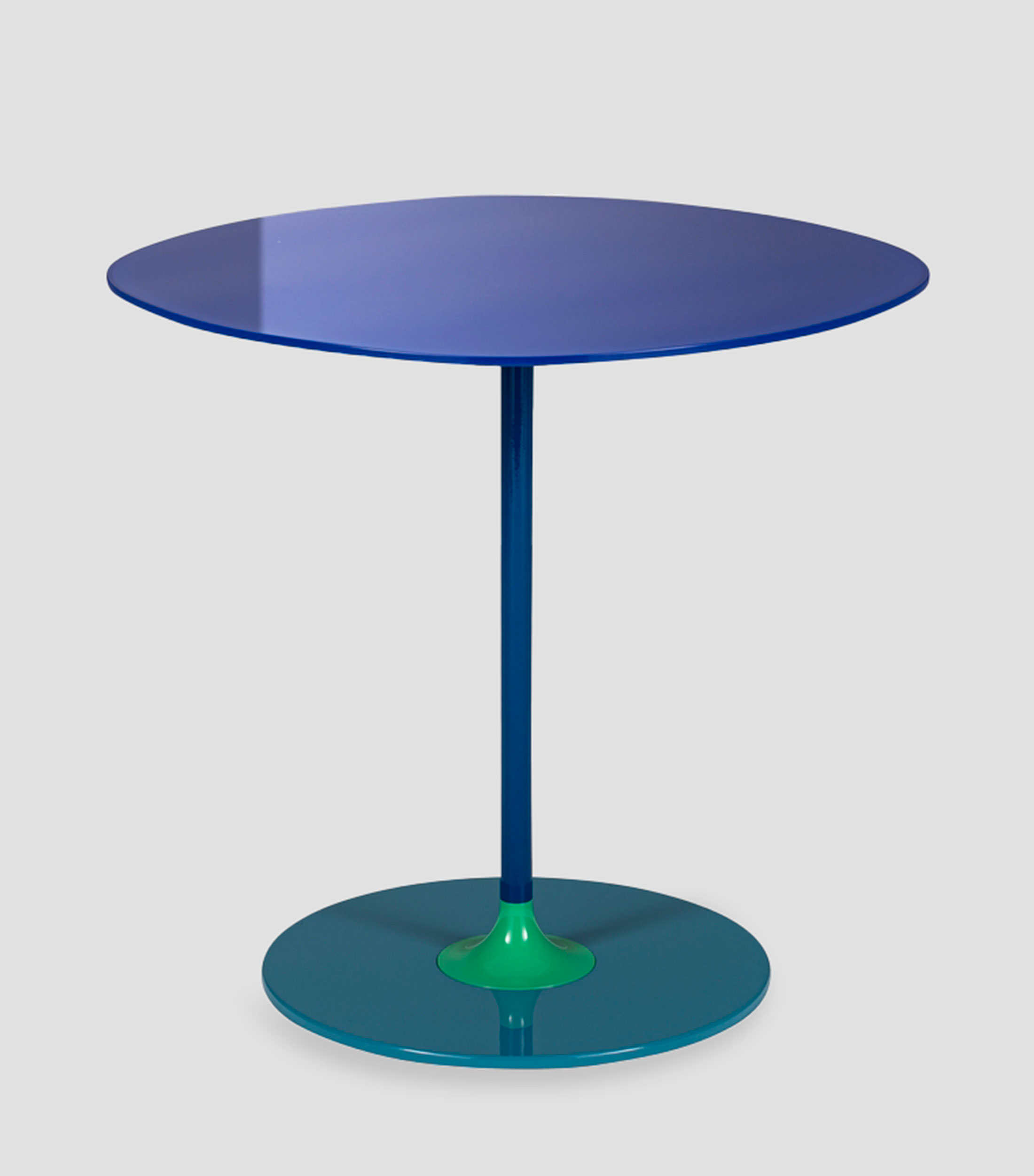 Mesa Lateral Thierry en metal azul
