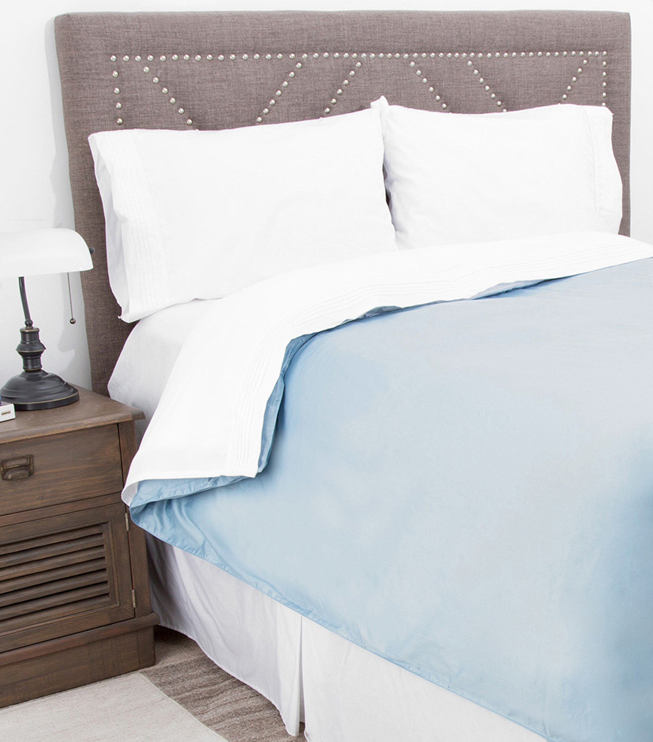 DUVET K.S SATEEN PLUMBAGO 500H SUPREME