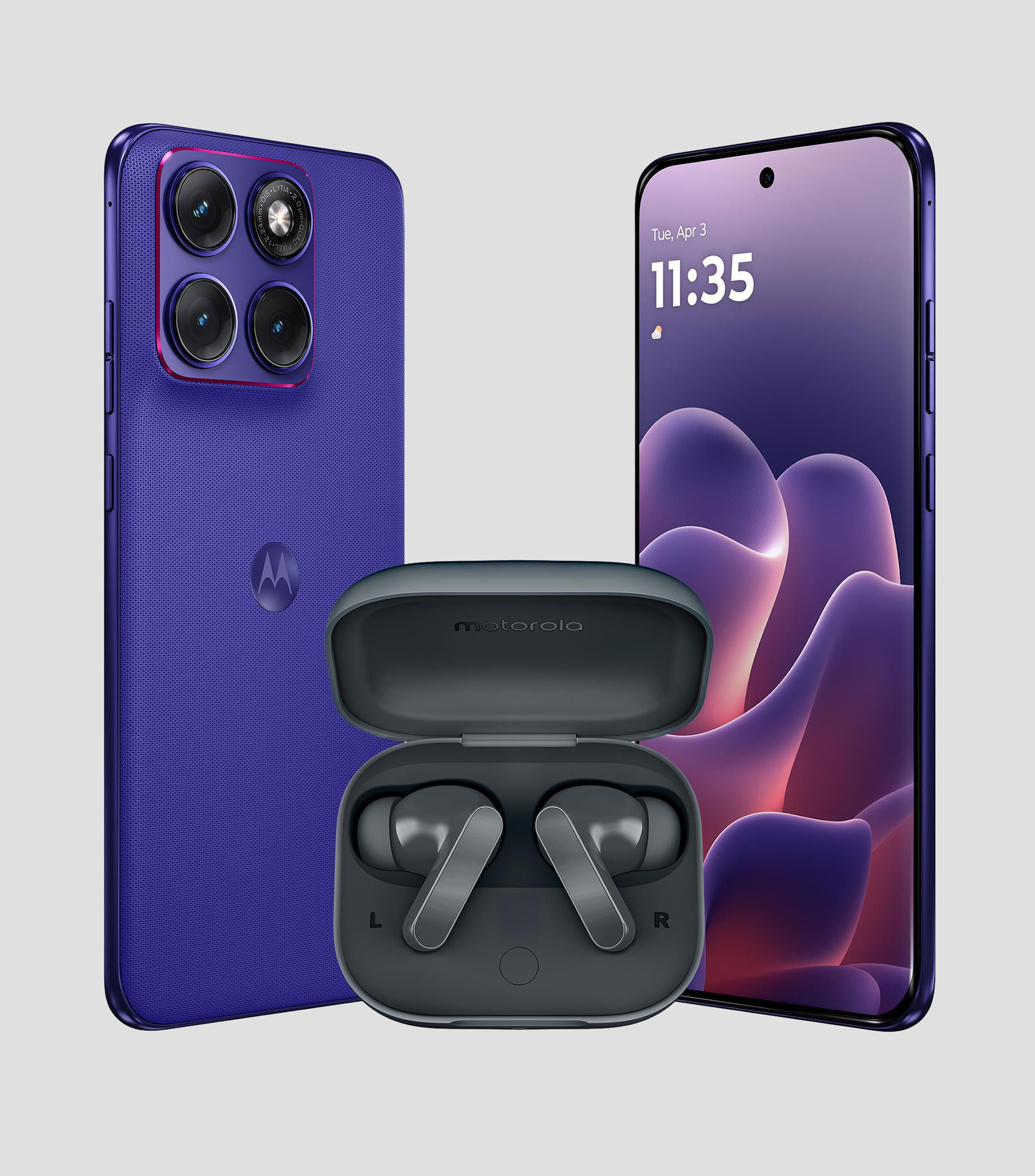 Celular Edge 70 Fusion 5G 256 GB 8 GB Morado Desbloqueado