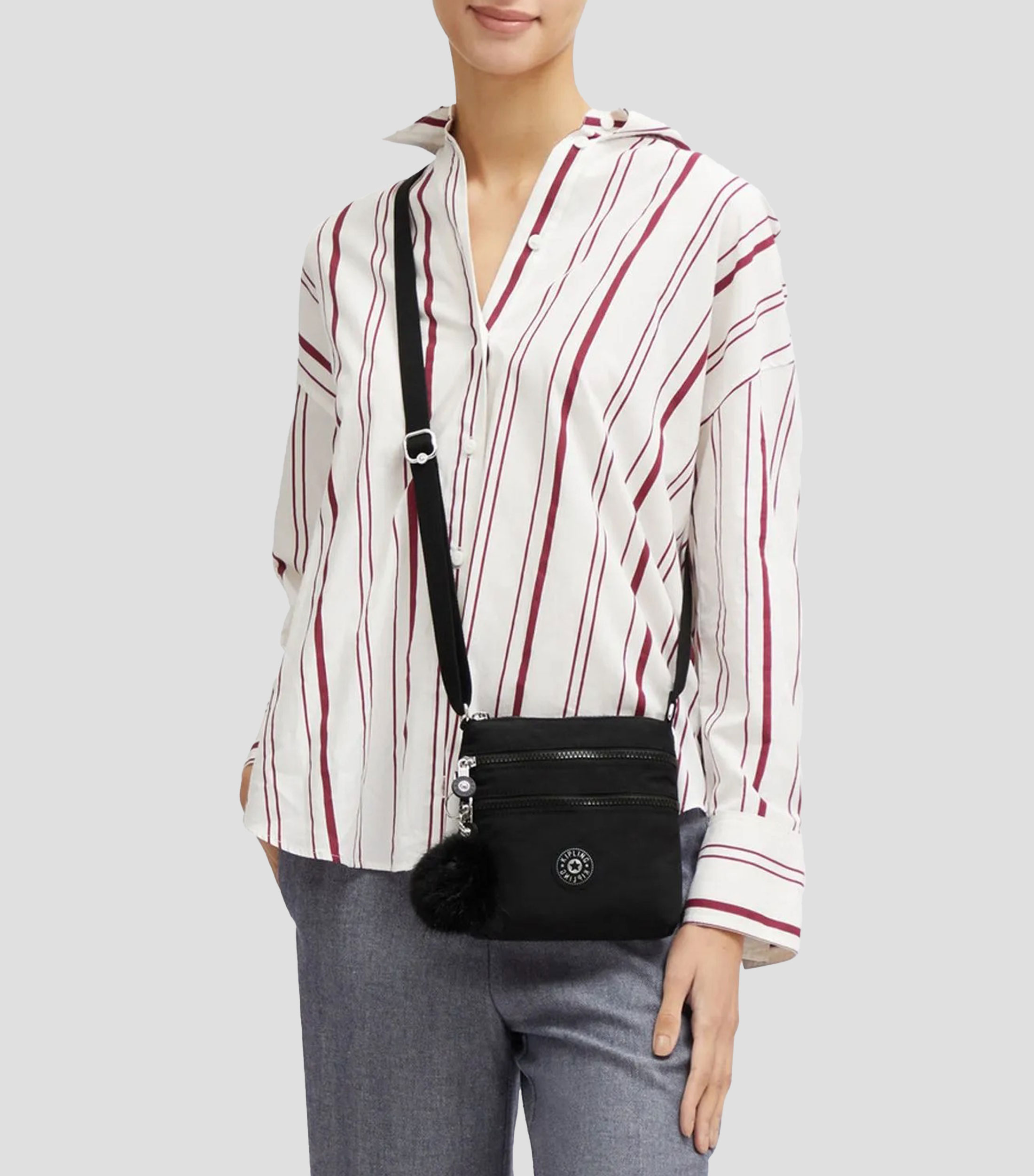 Bolsa crossbody negra Alvar XS lisa Niña