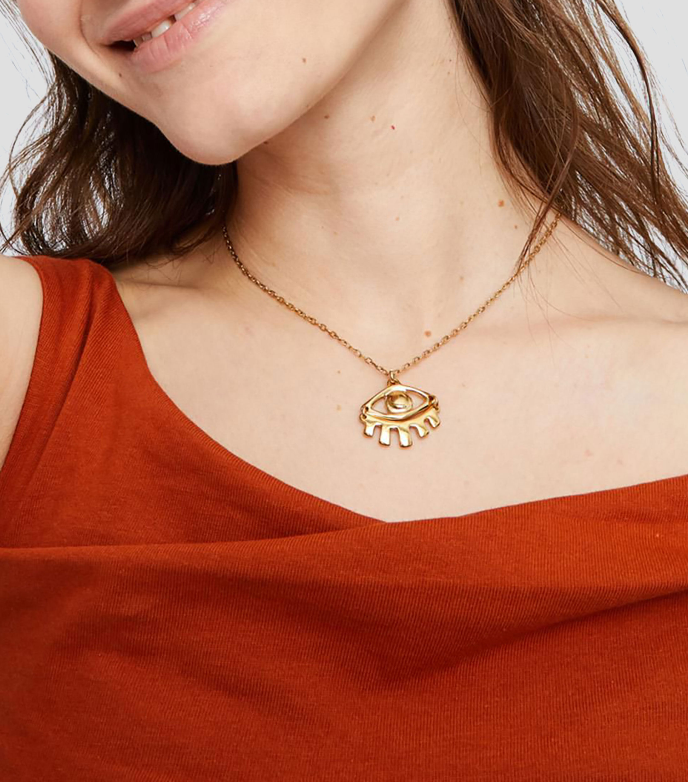 Collar con ojo Mujer