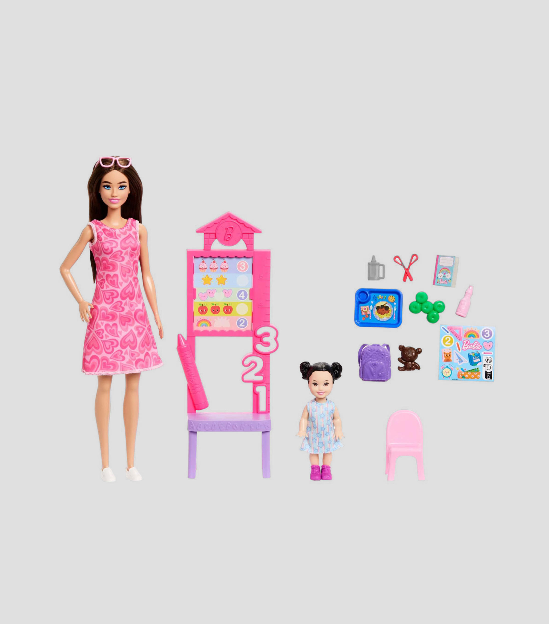 Barbie Set de Juego Maestra de Bebés