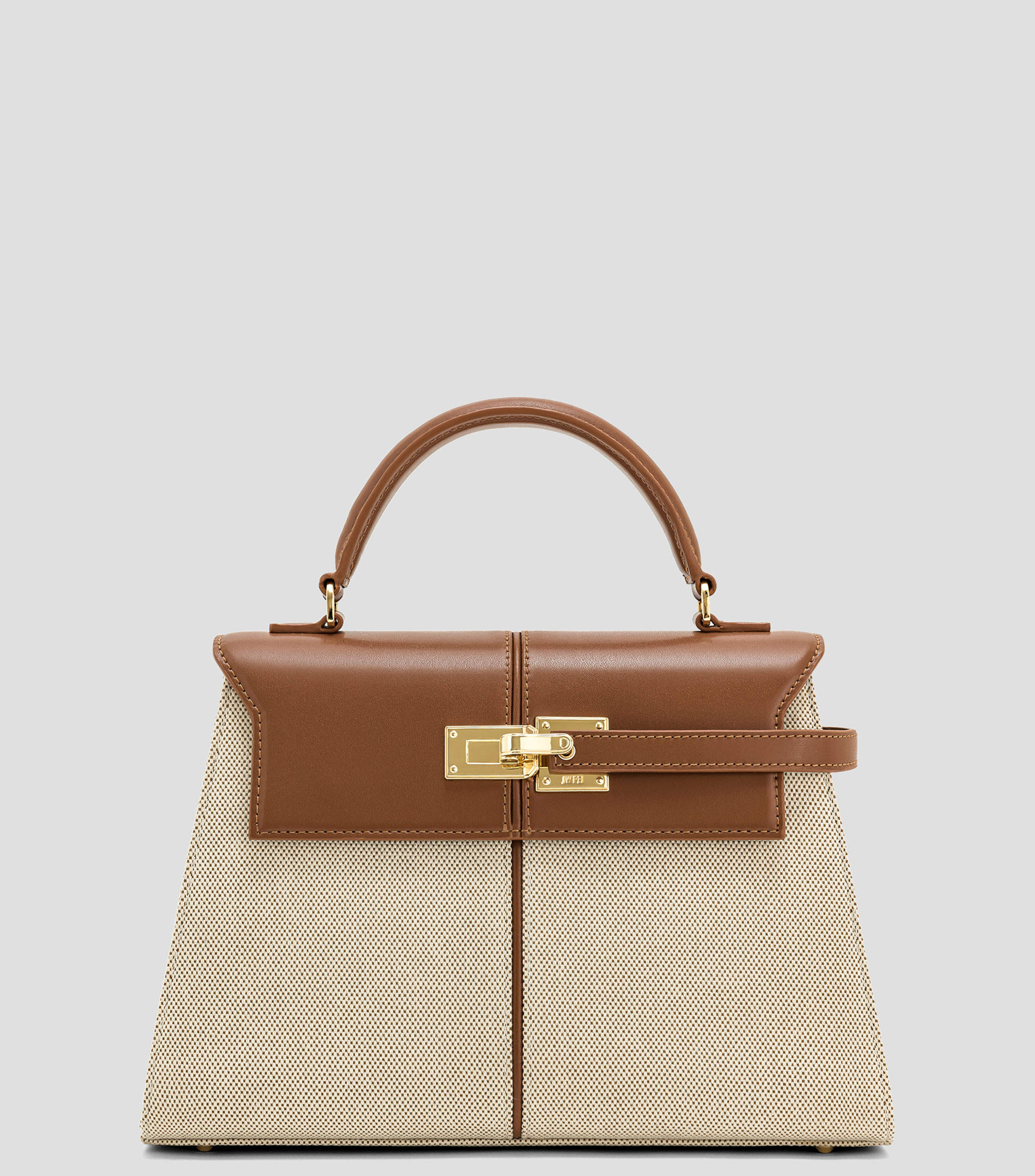 Bolsa satchel beige Elise lisa Mujer