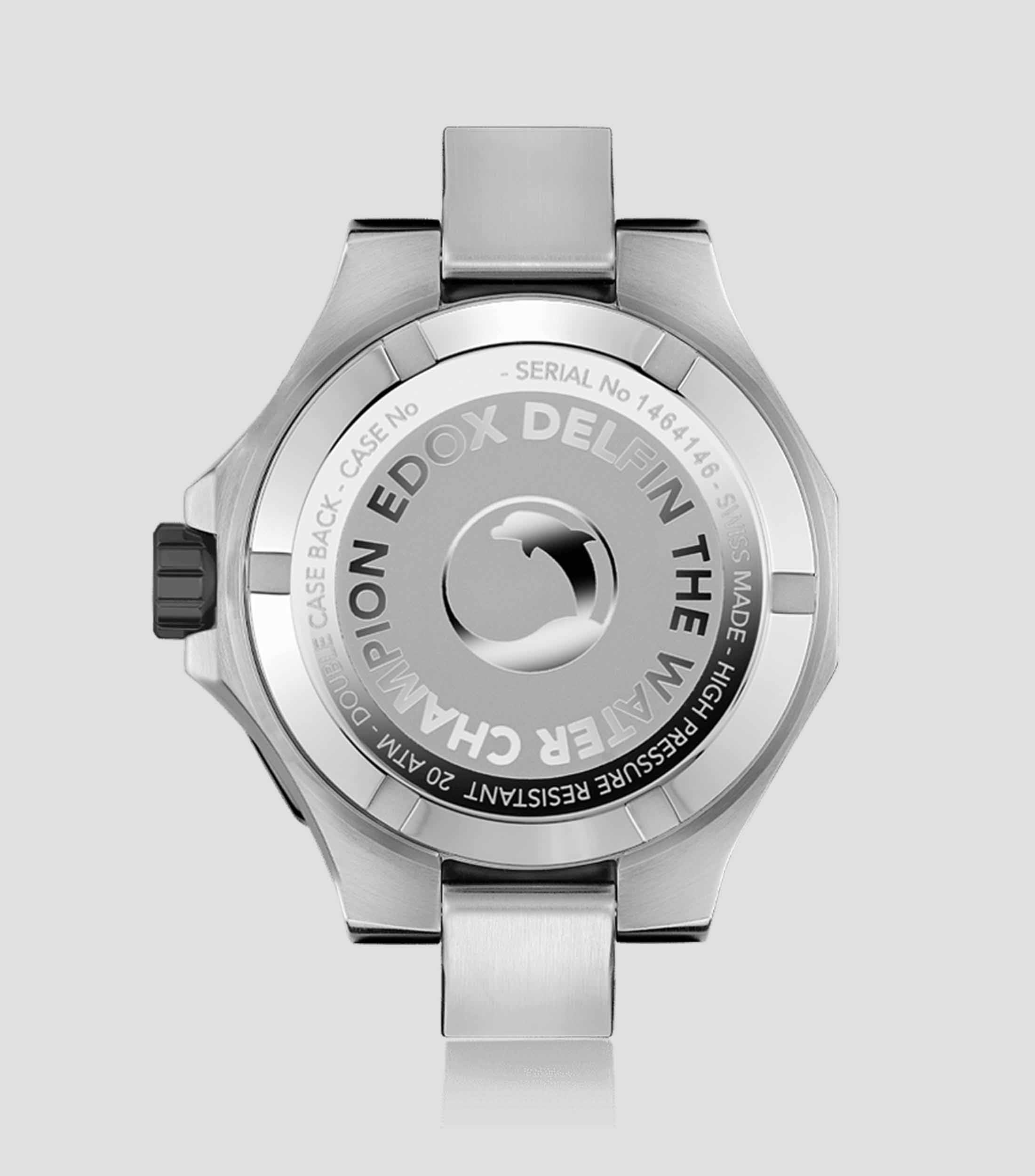 Reloj para Hombre Delfin The Original Deportivo, Gris y Negro