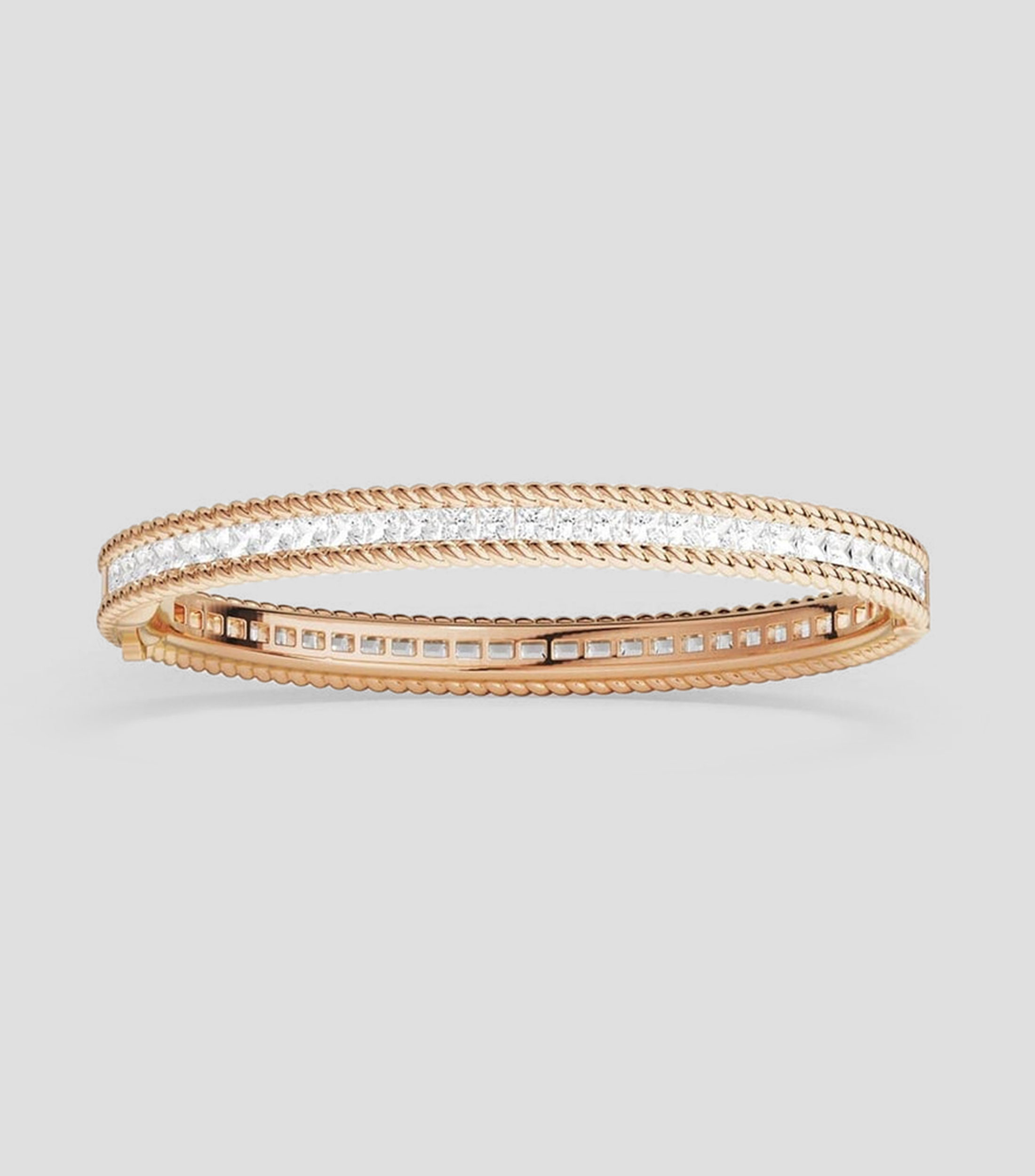 Brazalete con incrustaciones de zirconia Printemps Mujer