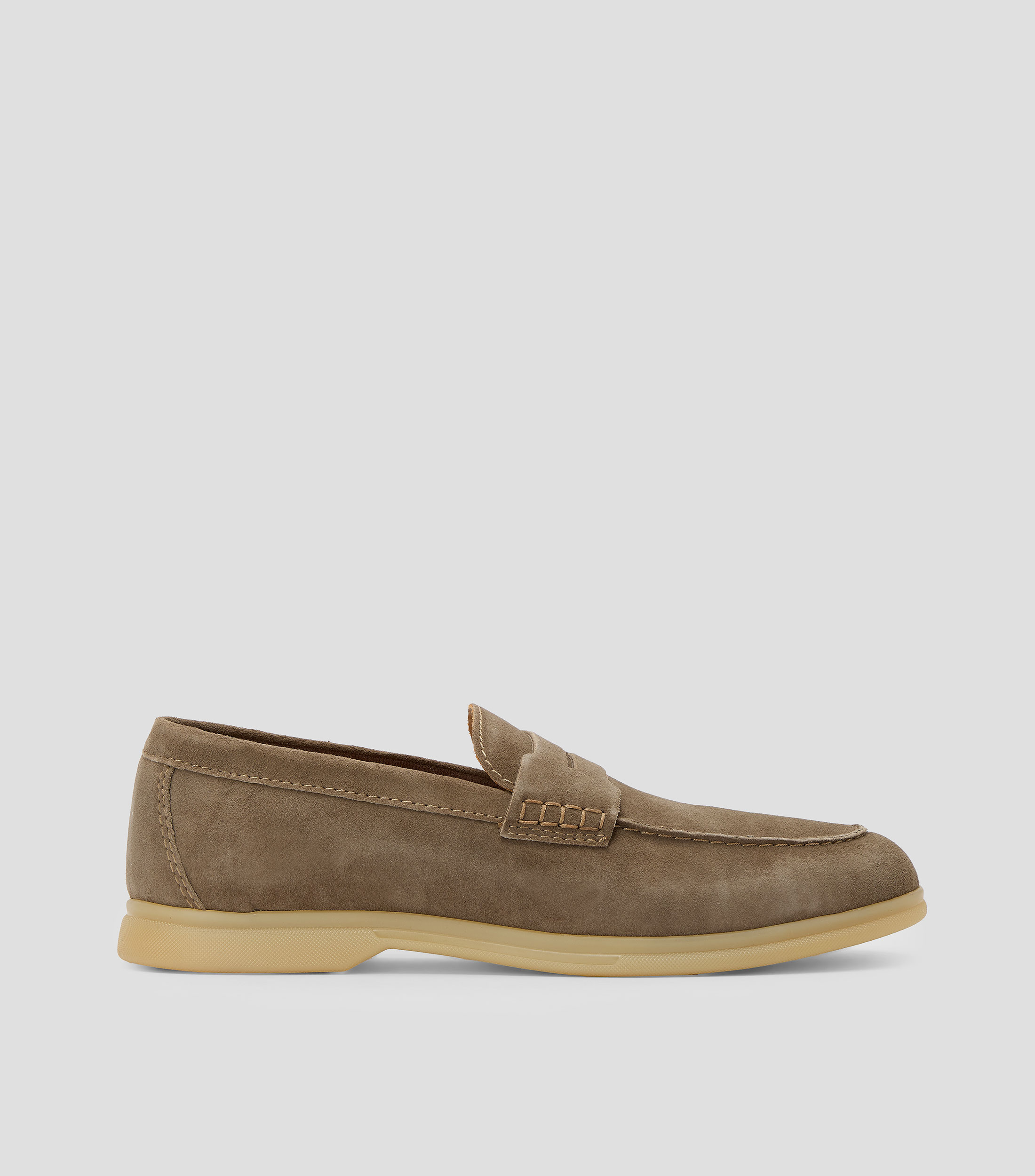 Mocasines en piel Hombre