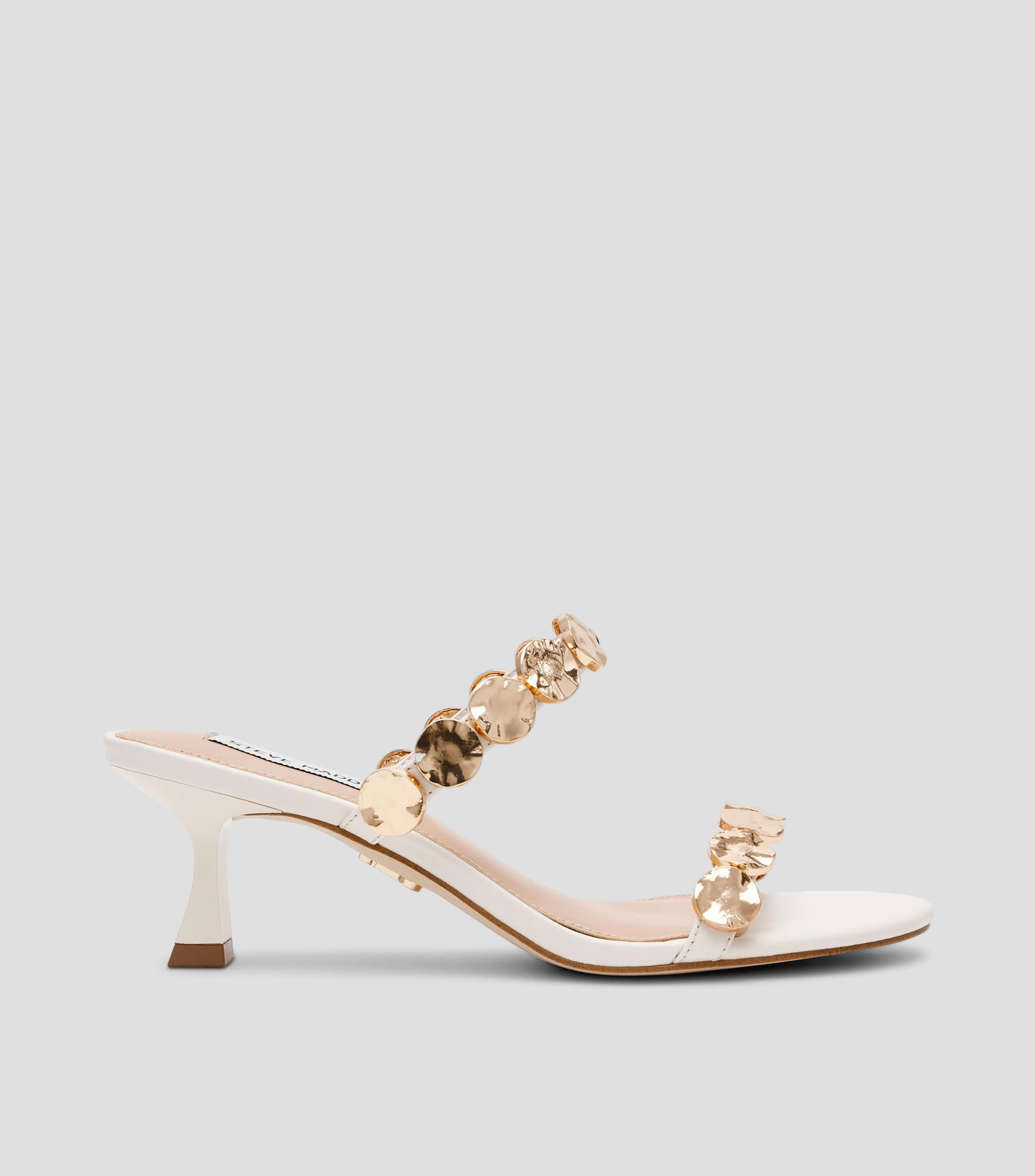 Sandalias con tacón bajo delgado Mujer