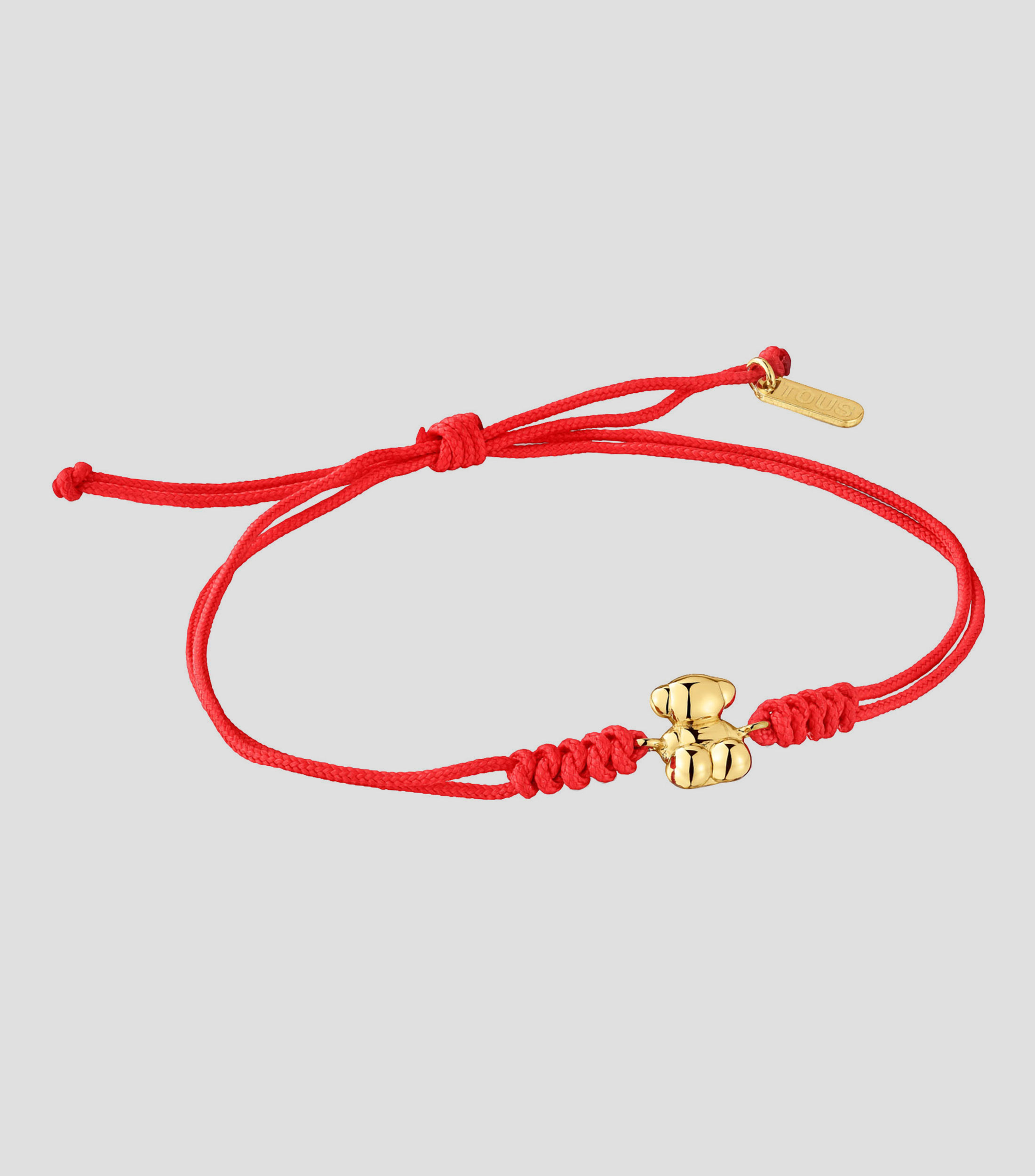 Pulsera con dije de oso Bold Bear Mujer