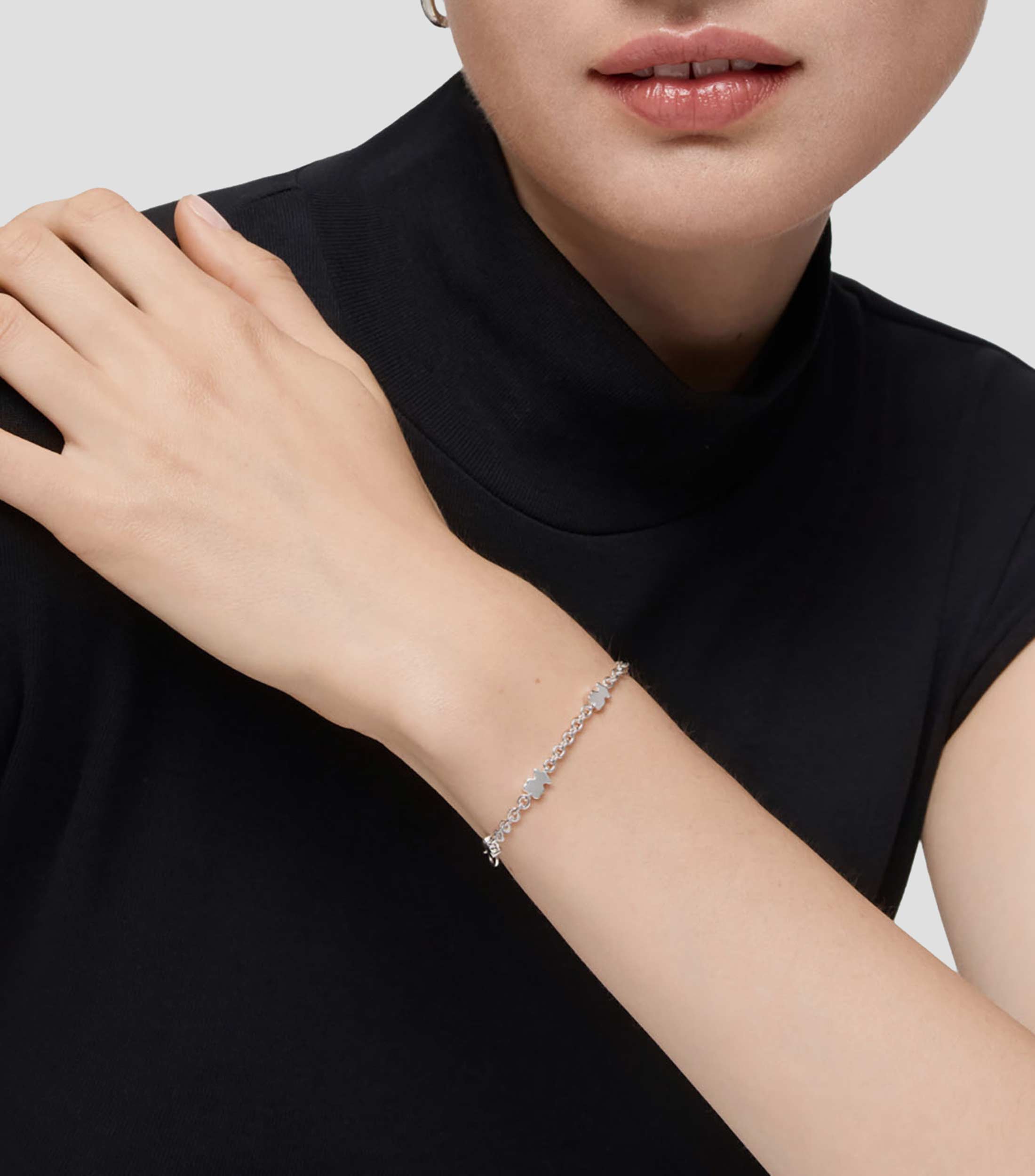 Pulsera en Plata Cadena Sweet Dolls Mujer