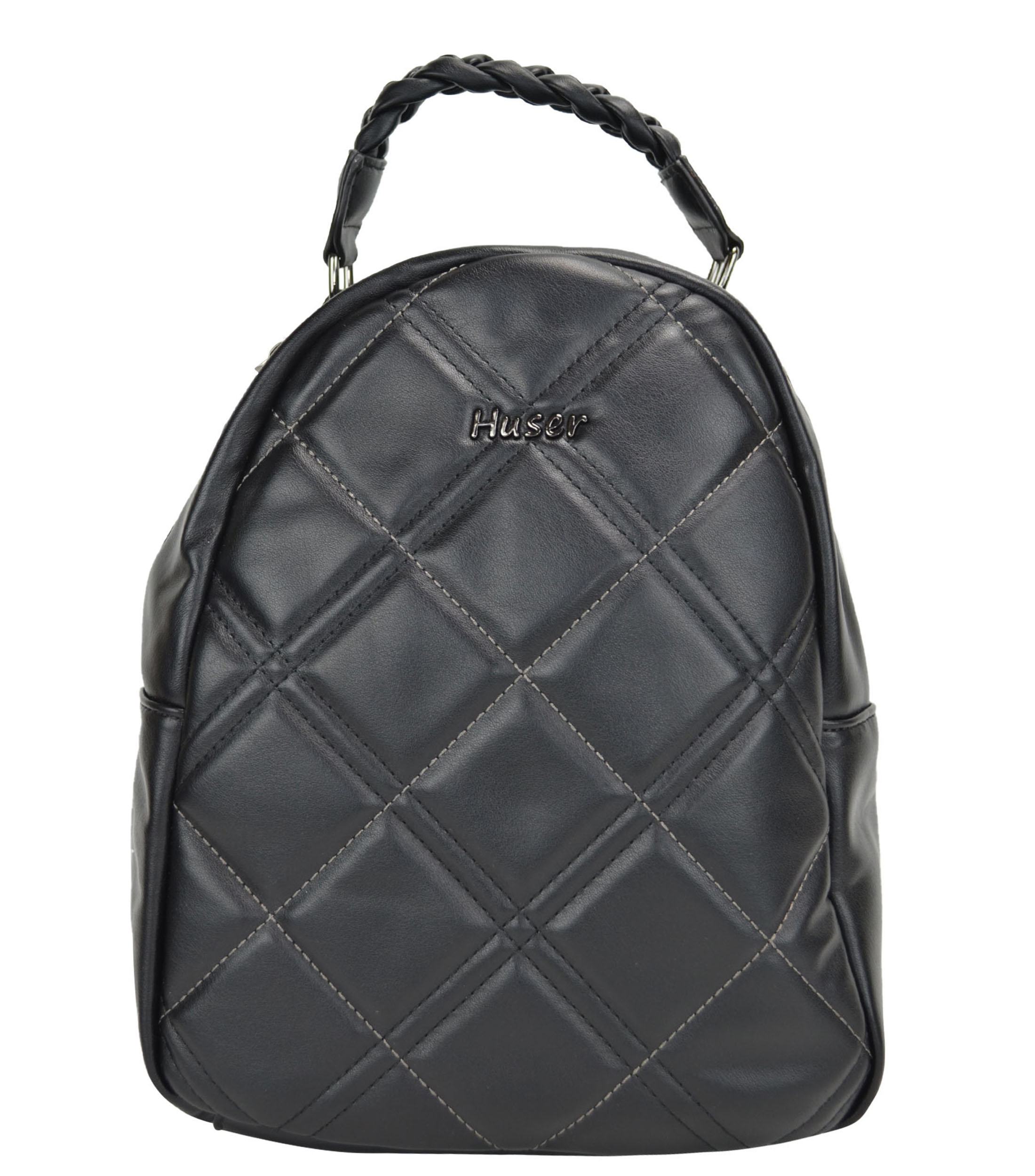 Huser: Bolso backpack negro Mujer | Hierro