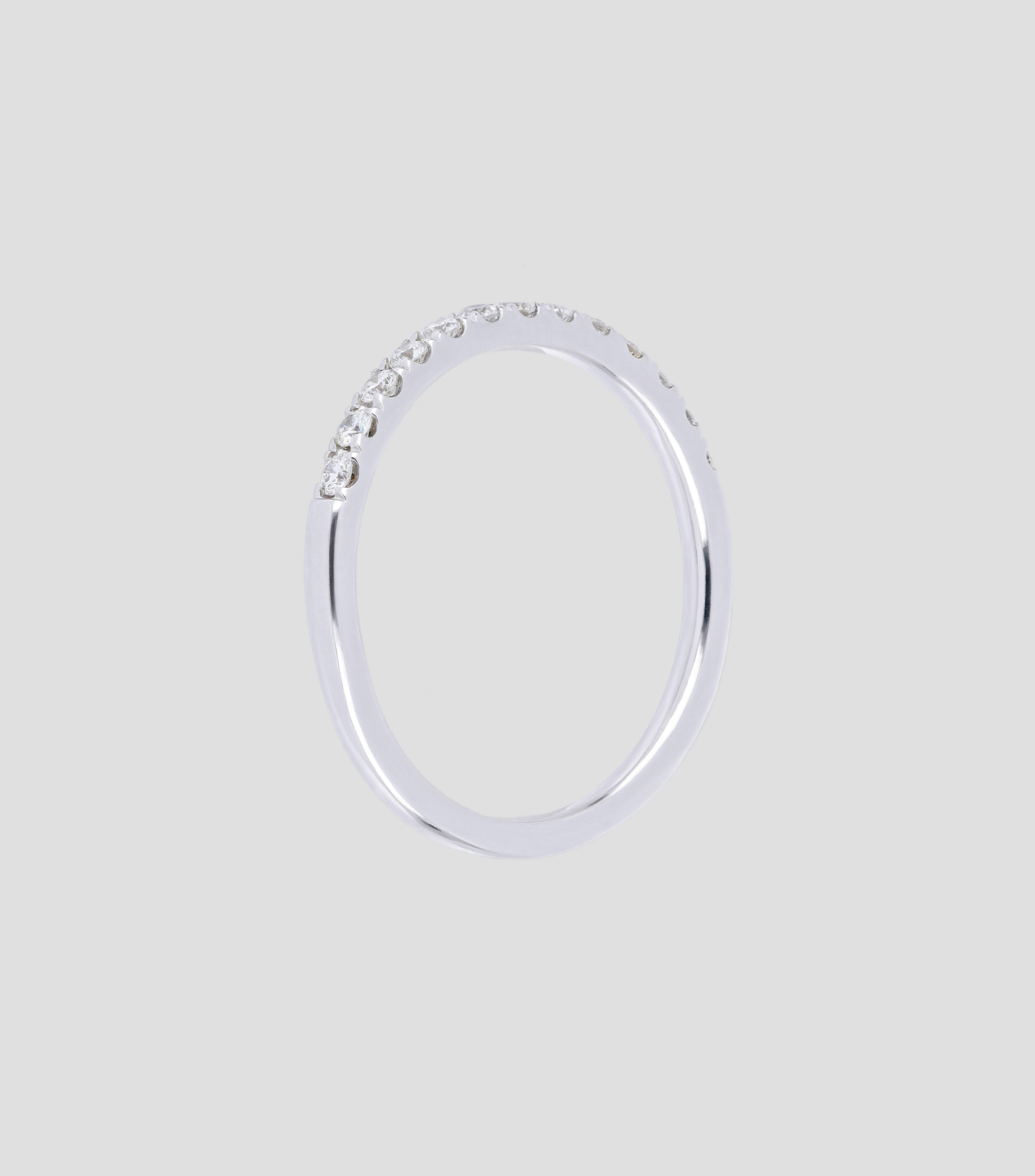 Anillo en oro blanco 14 Kts Mujer