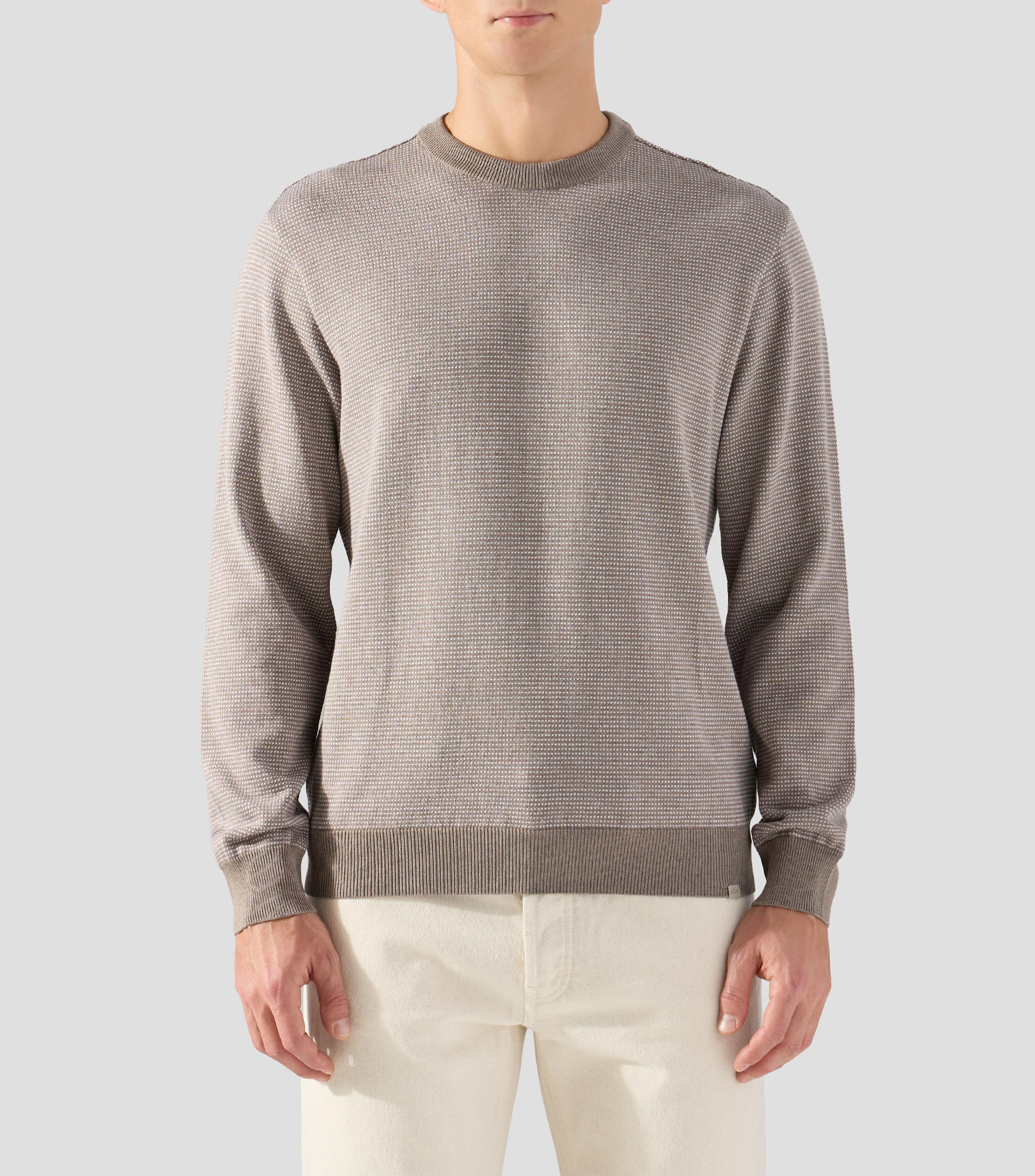 Suéter cuello redondo Hombre