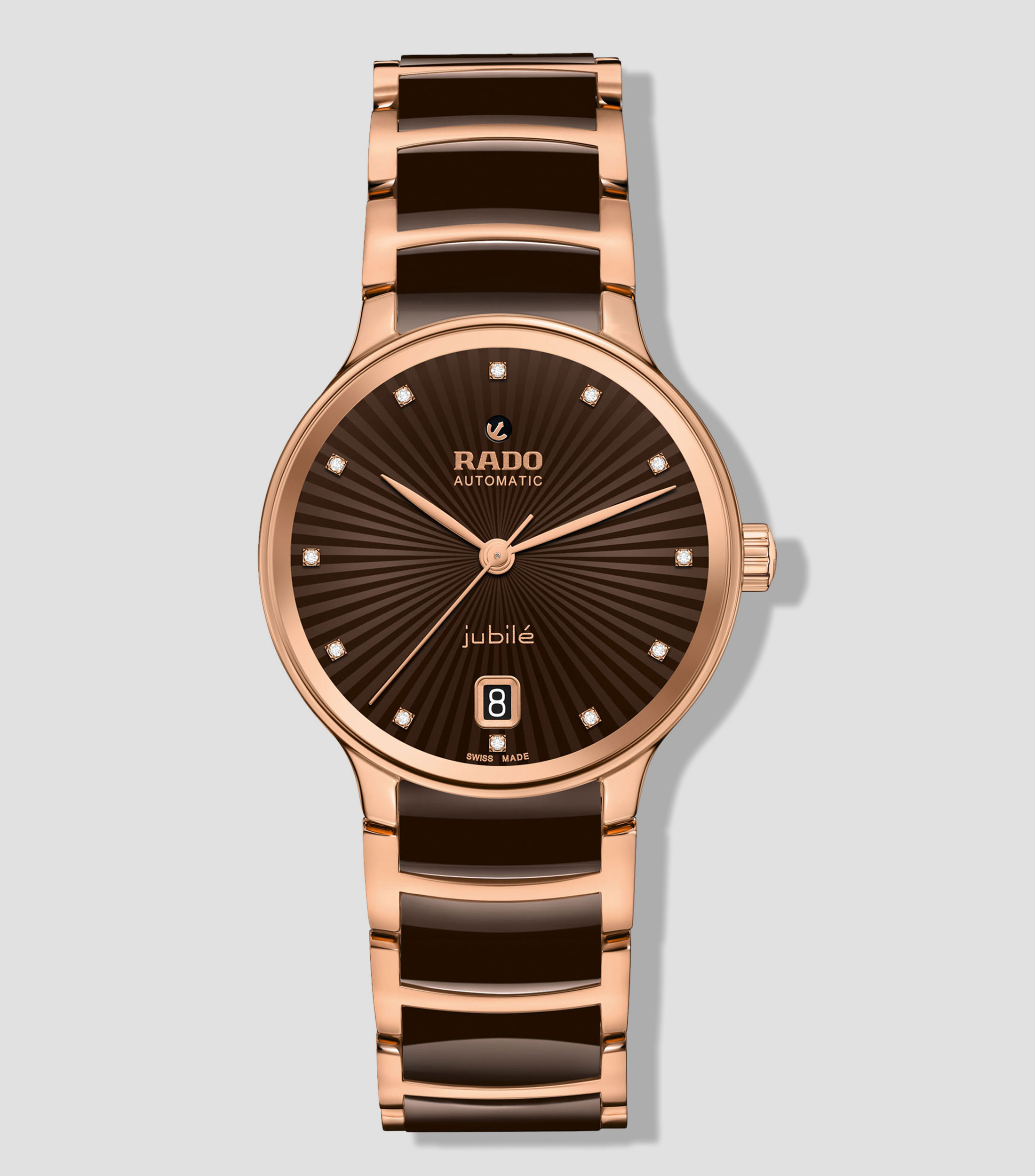 Reloj para Mujer Automático Centrix Diamonds Classic Carátula Café