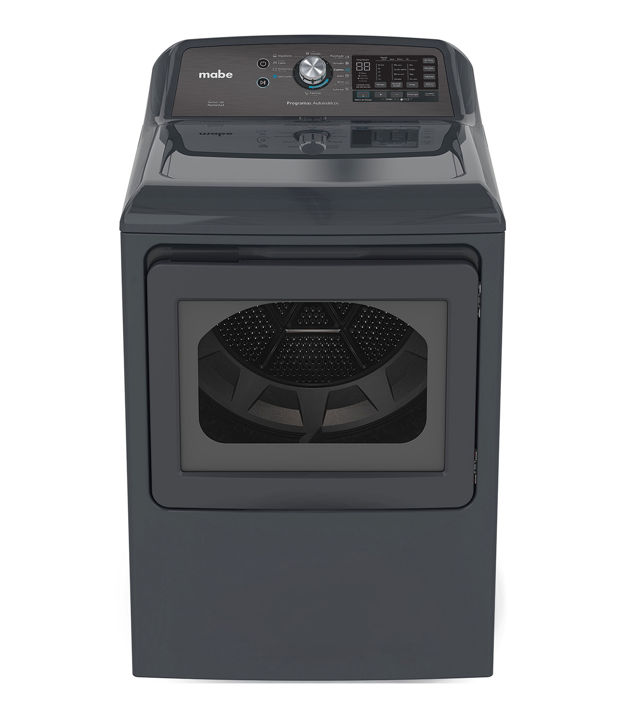 Secadora a Gas LP, 24 Kg, Carga Frontal, SMG17R8MSDAB0, Diamond Gray