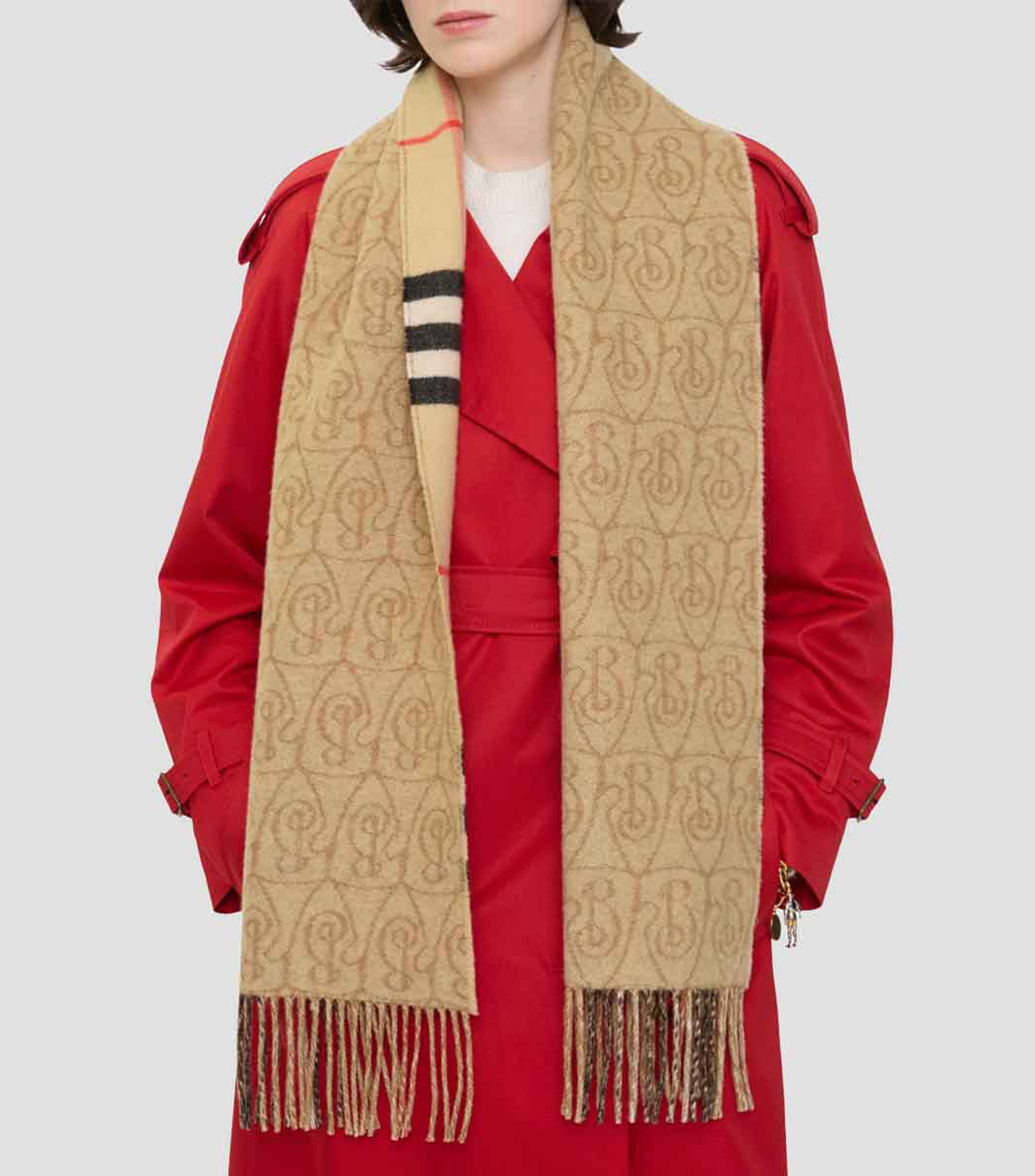 Bufanda reversible cuadros Unisex