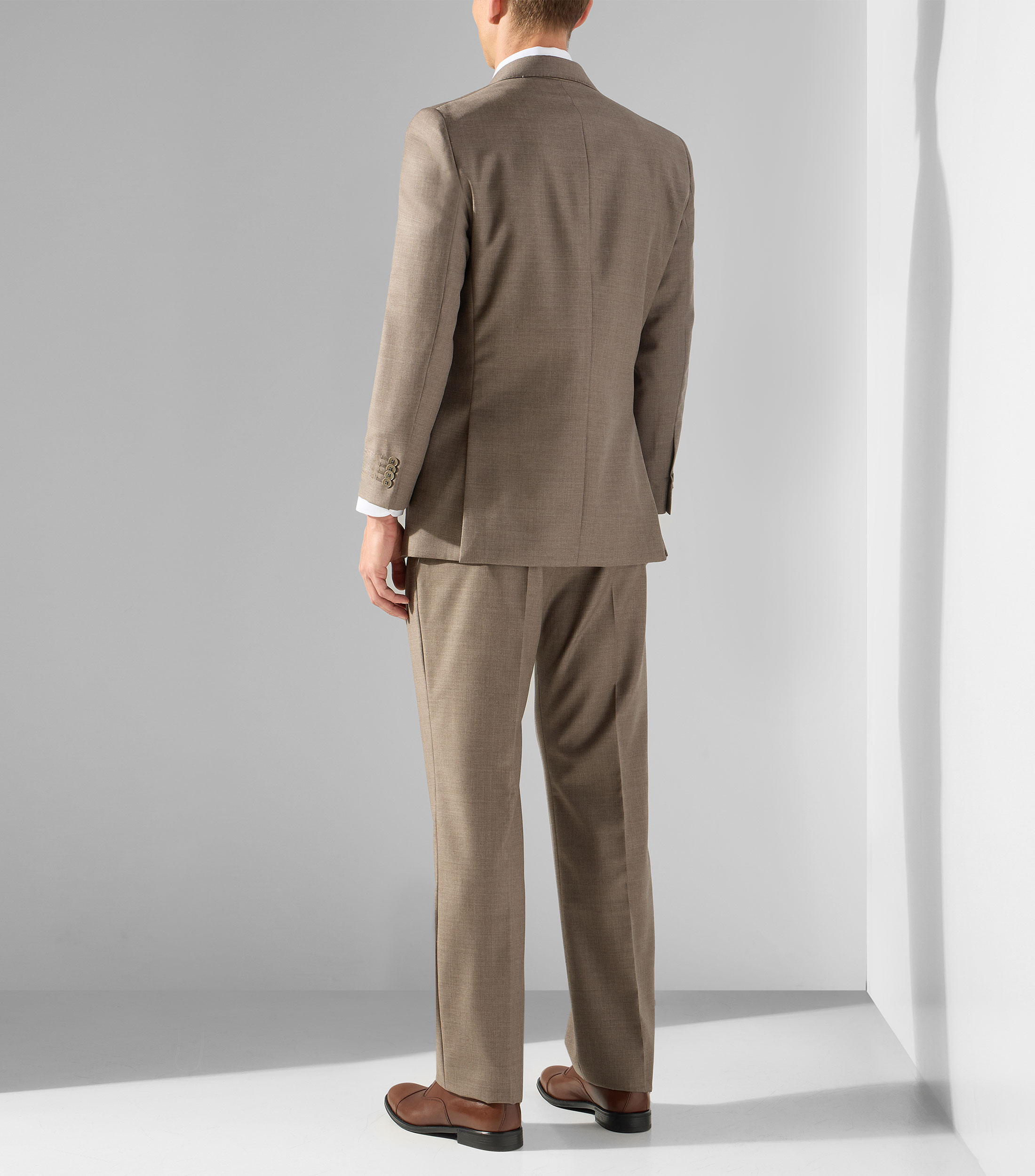 Traje de corte regular jaspeado Hombre