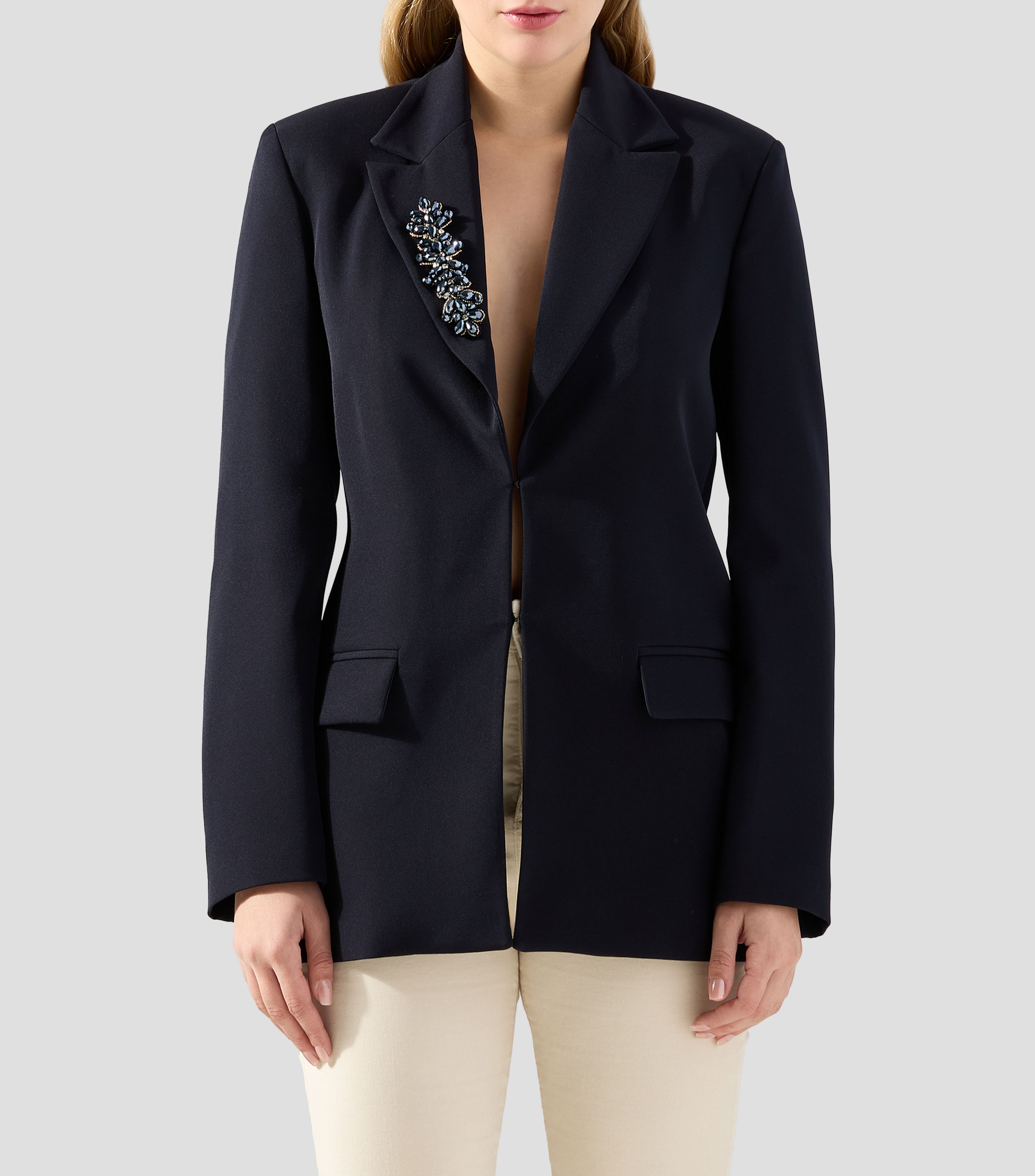 Blazer liso Mujer