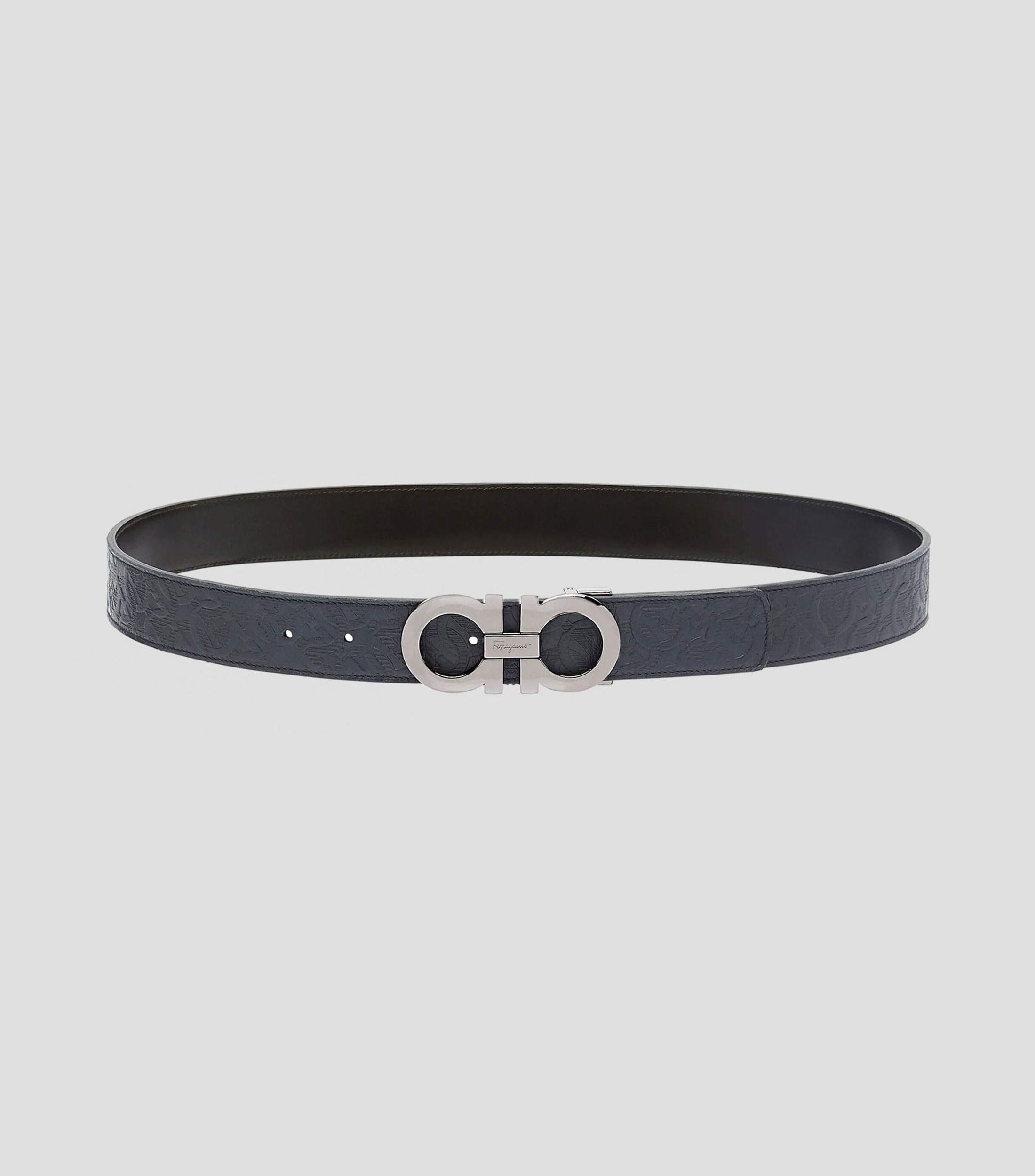 Cinturón Reversible ajustable Gancini Hombre