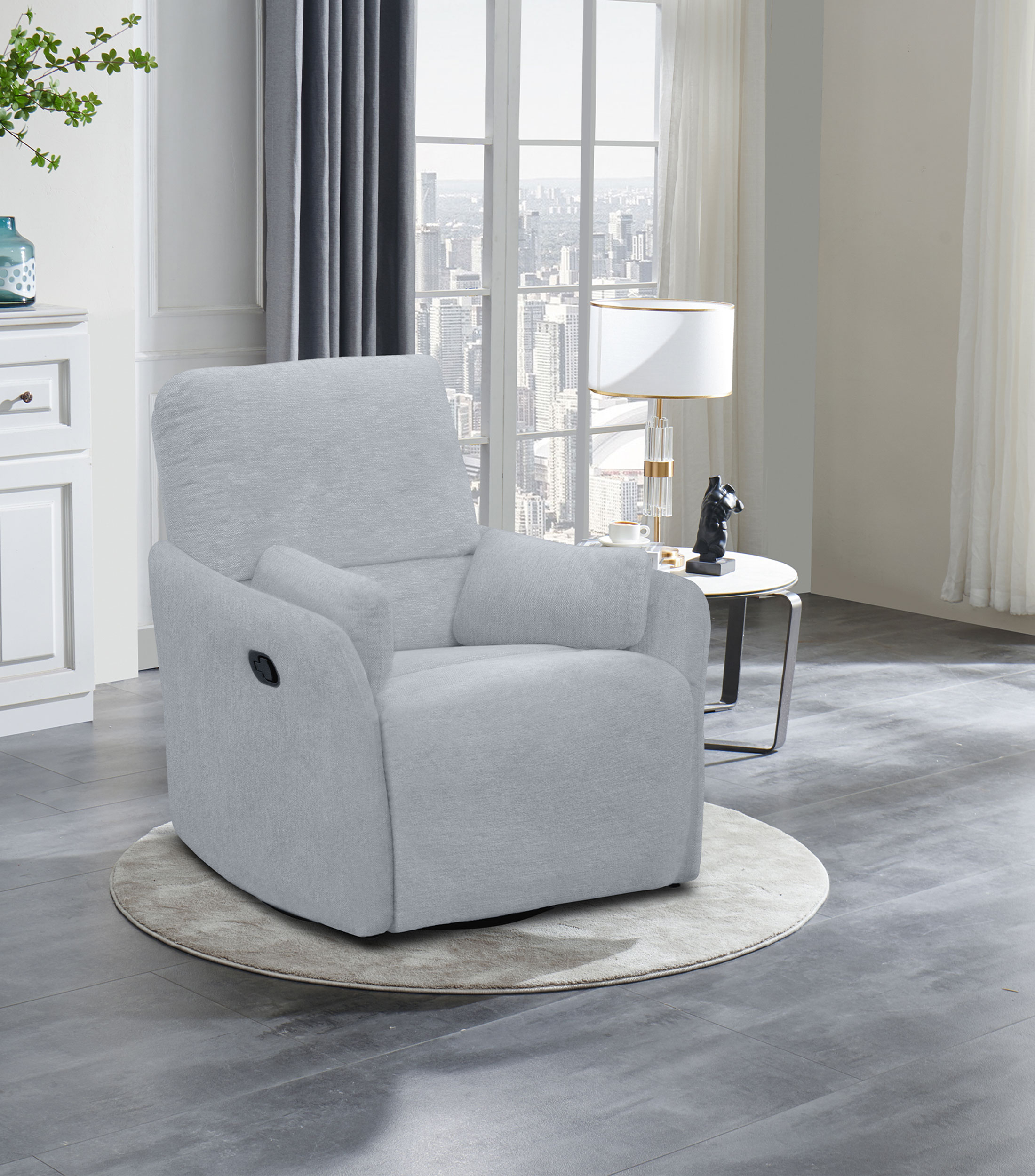 Sillón mecedora Savannah Gris
