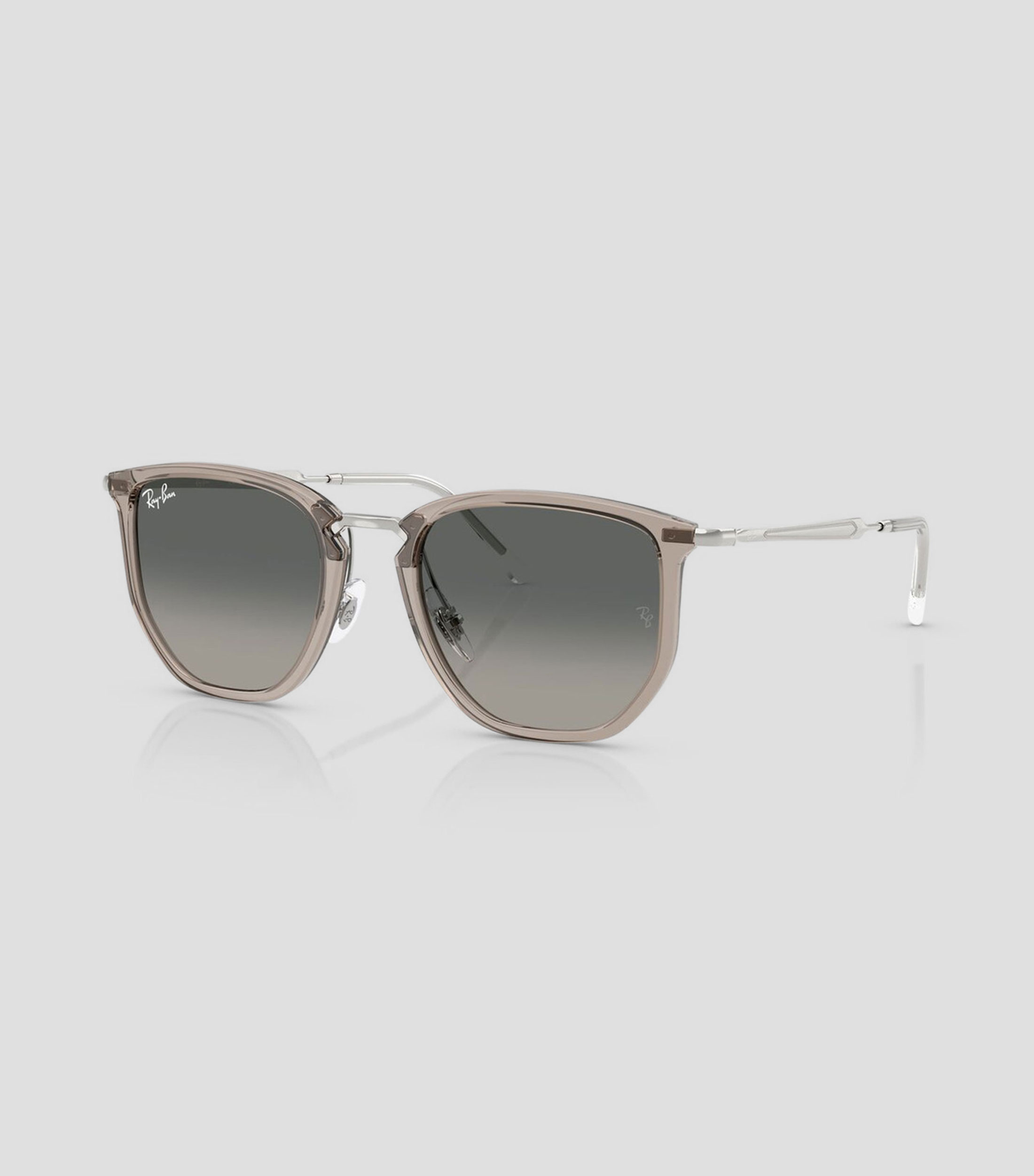 Lentes de sol hexagonales grises Unisex