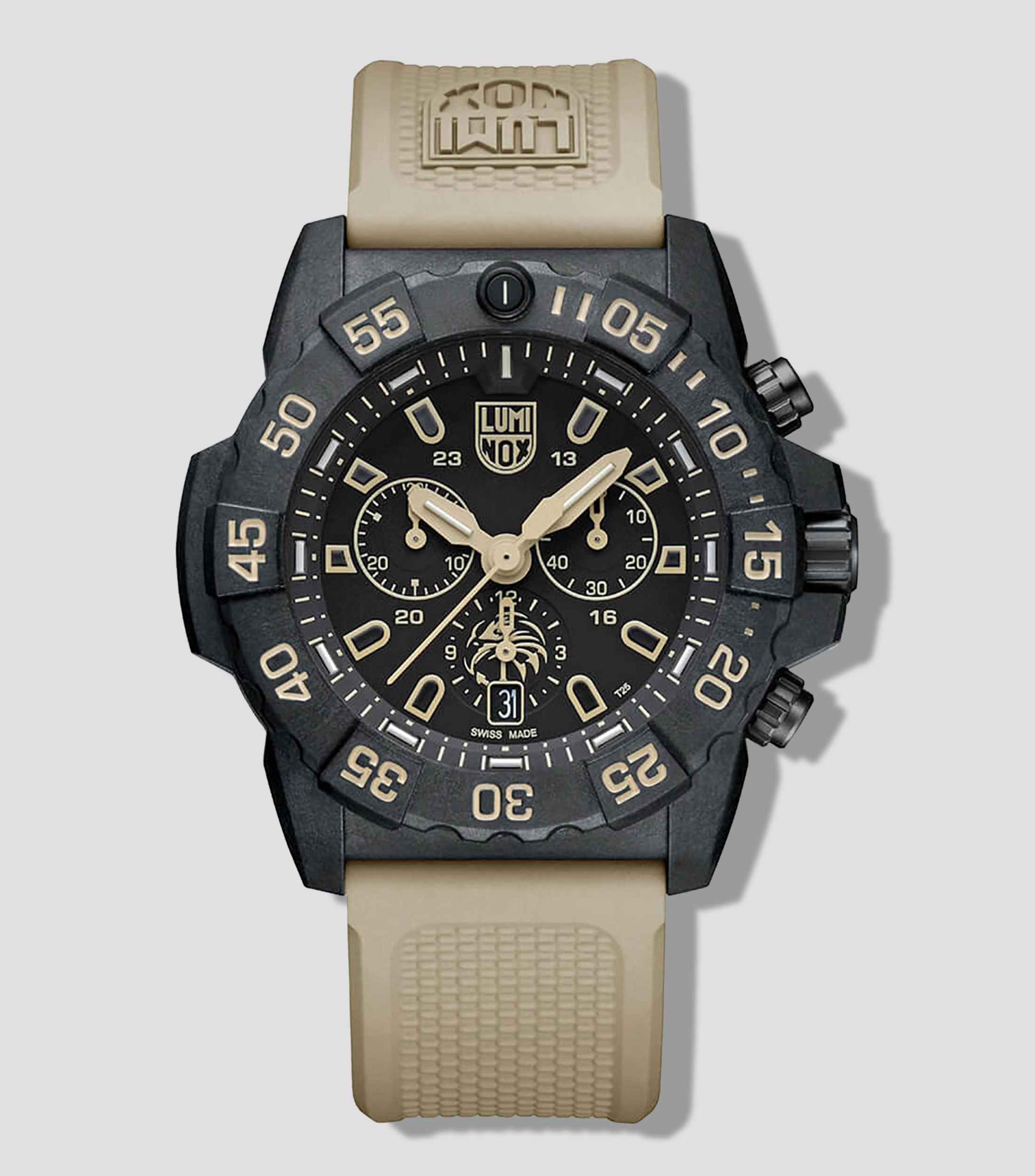 Reloj para hombre Mil-Spec 3350 Series de vestir Negro
