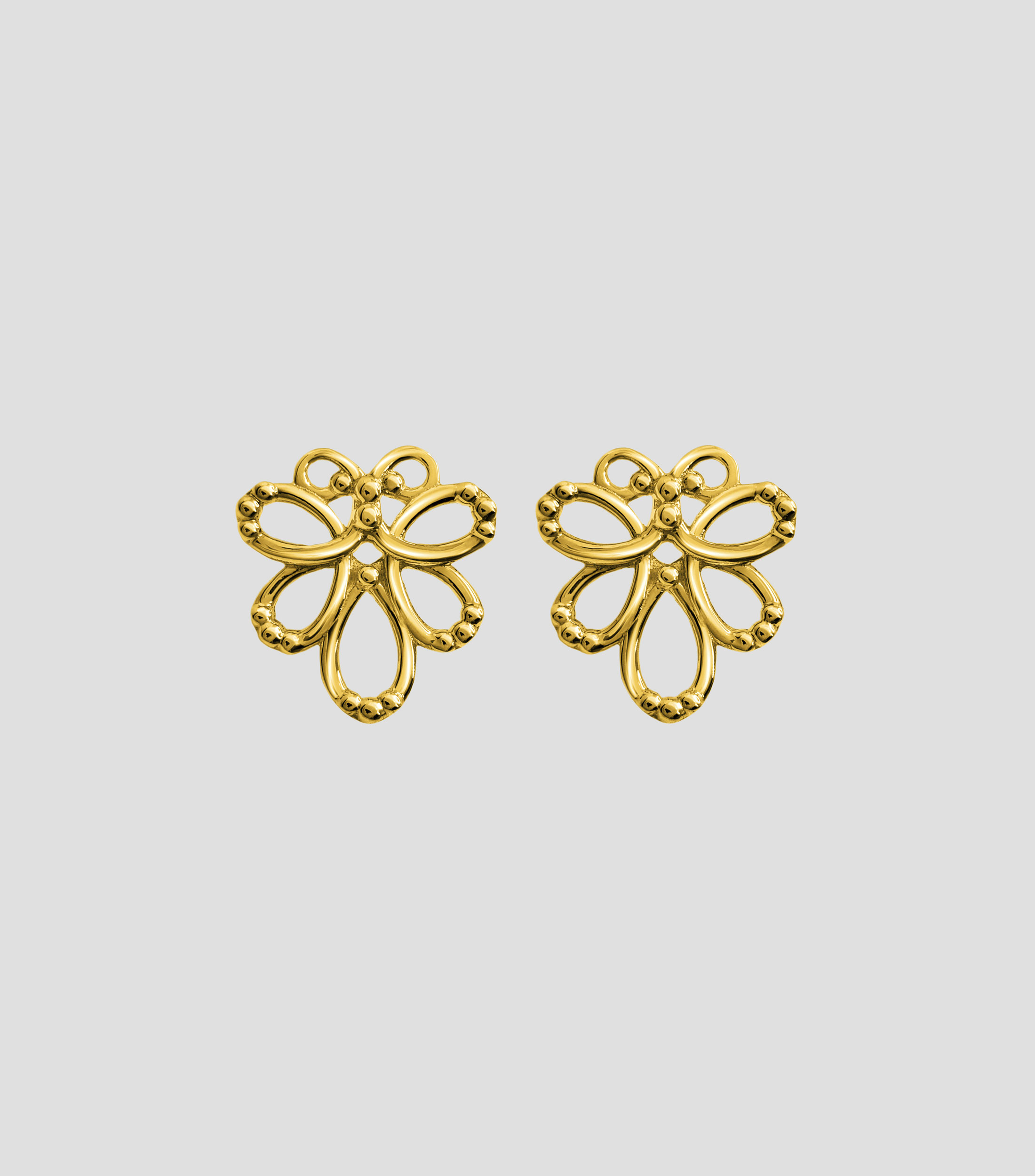 Broqueles en plata .925 mariposa Mujer