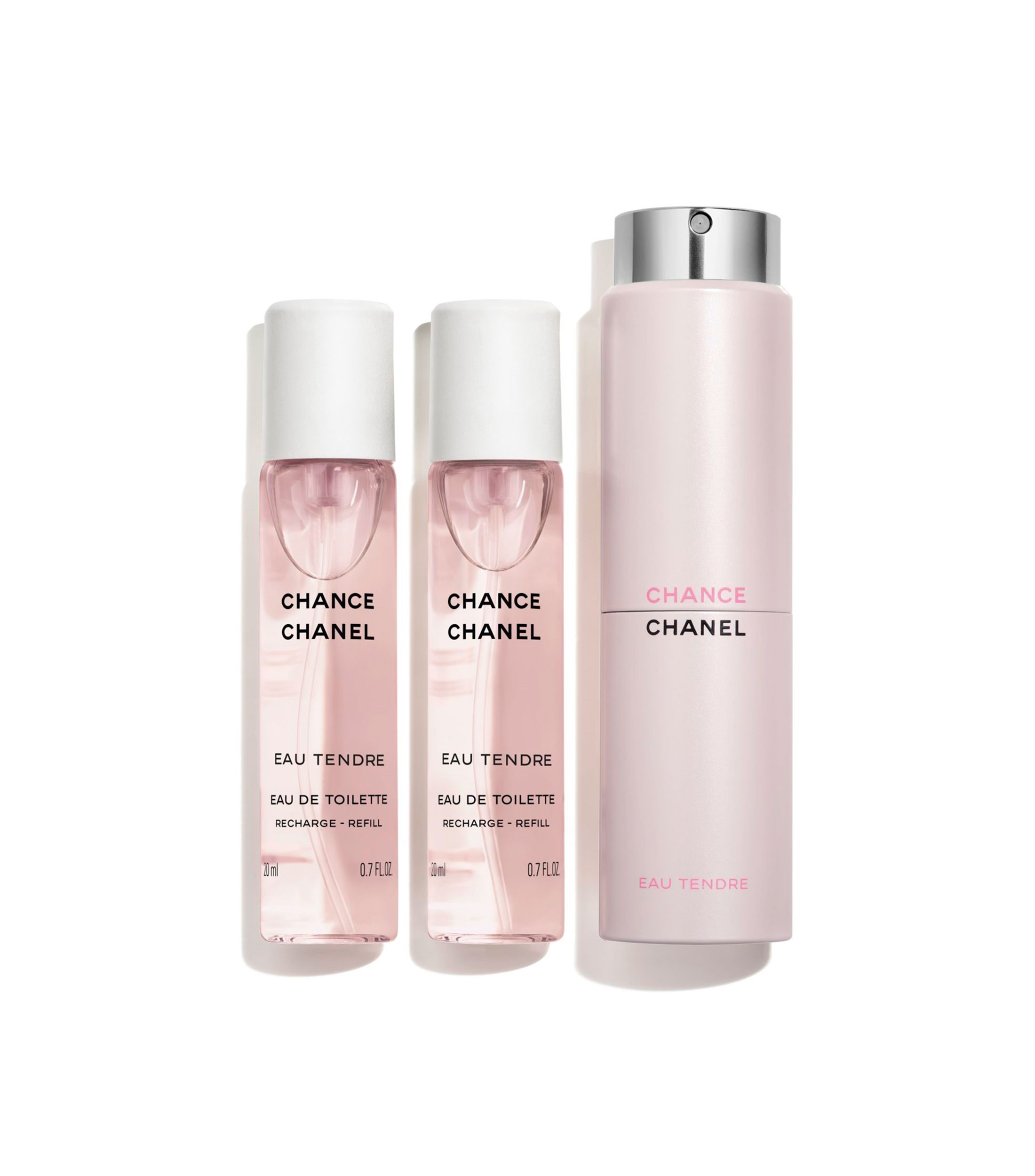 EAU DE TOILETTE TWIST AND SPRAY, 3 X 20 ML