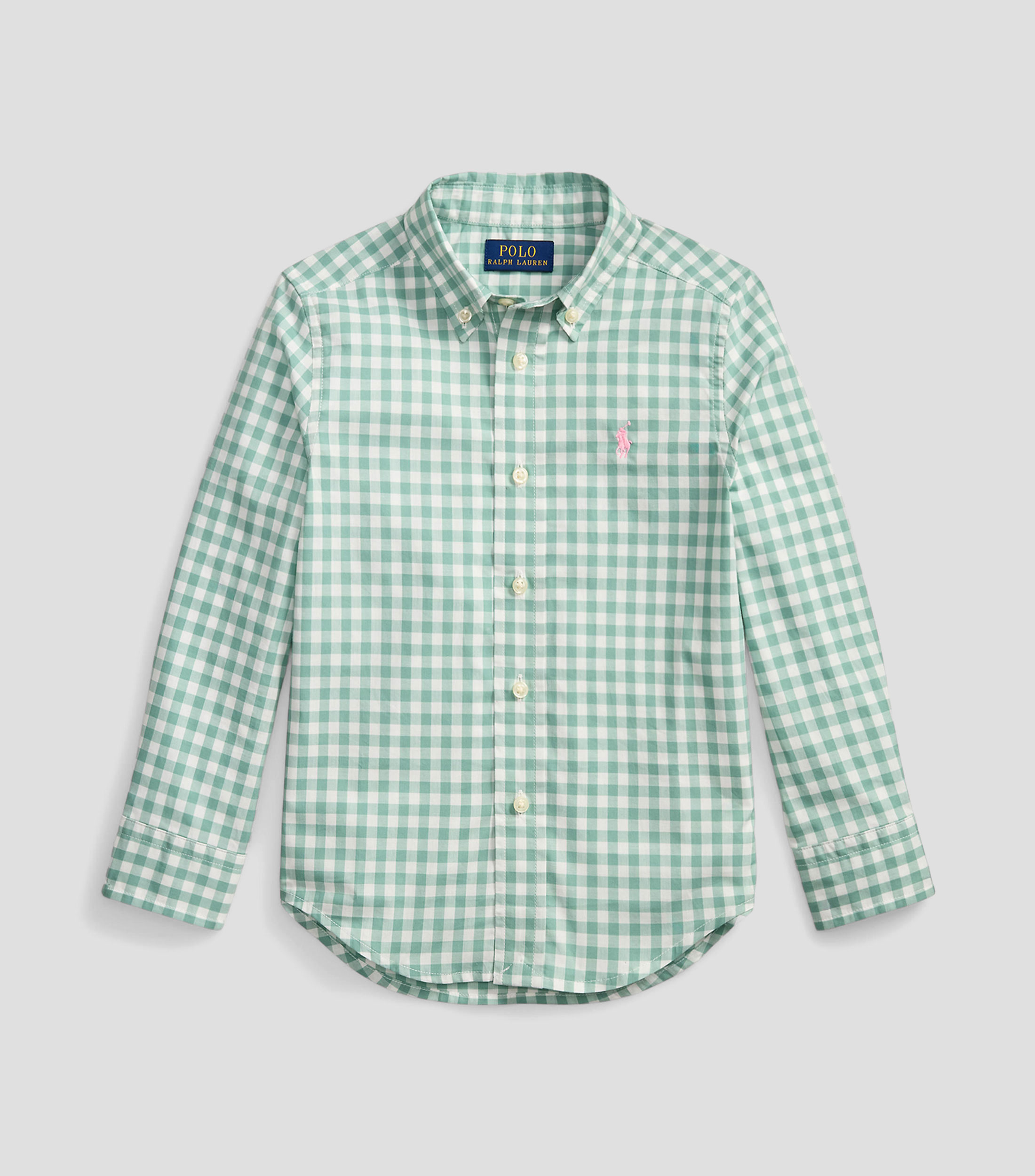 Camisa con cuadros manga larga Niño