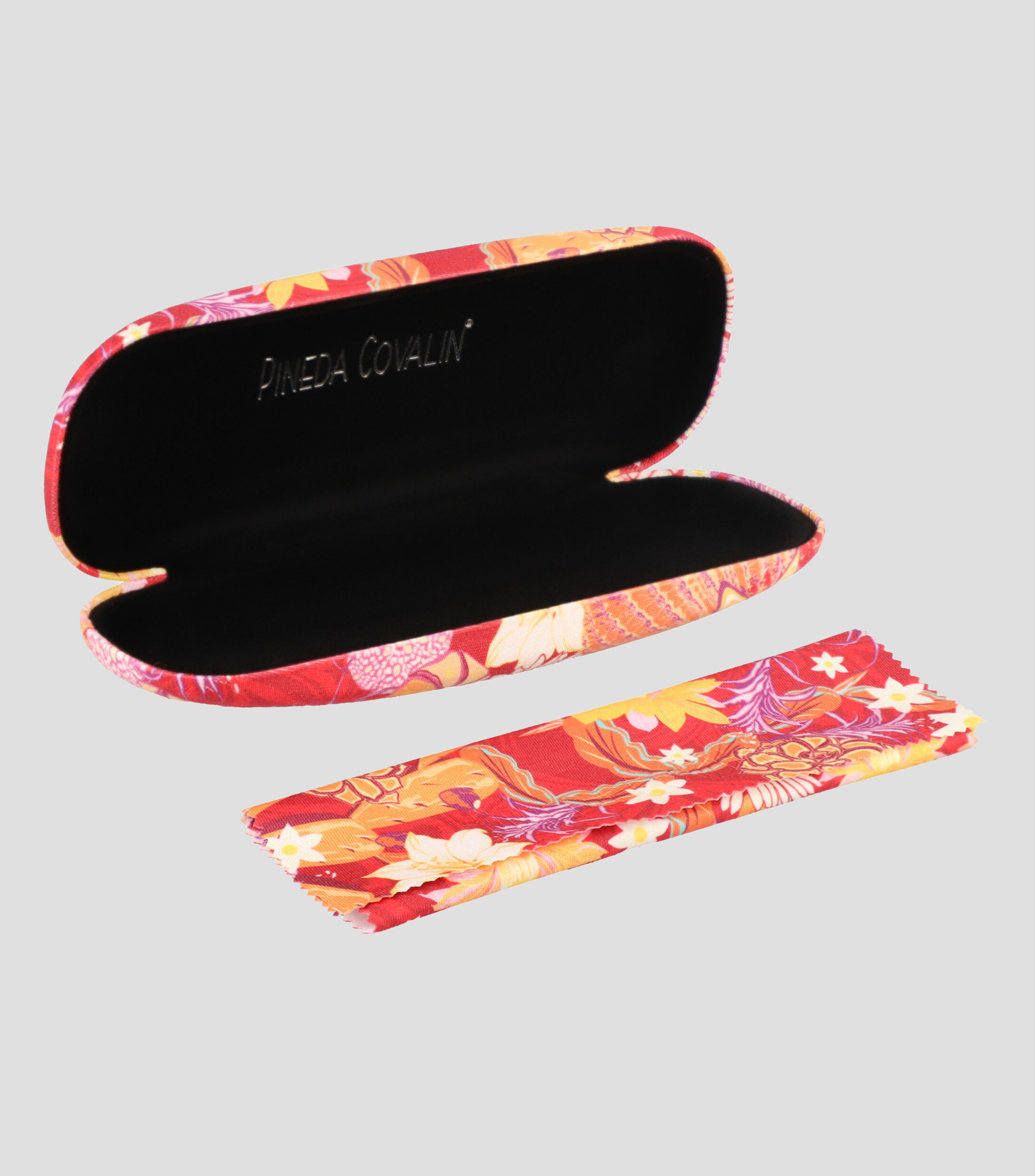Estuche para Lentes Cactáceas Jardín Botánico Rojo Mujer