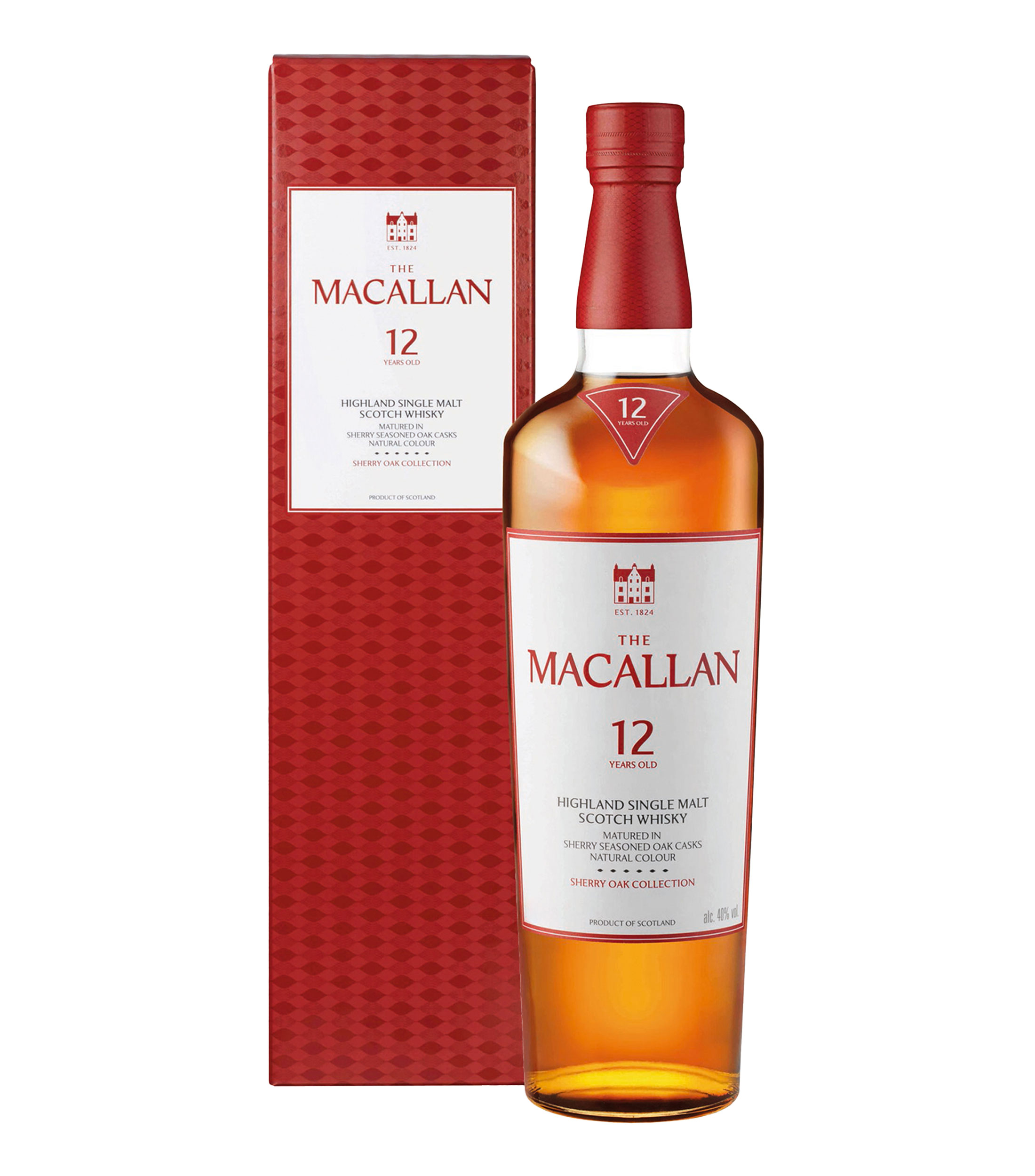 Whisky Sherry Oak Cask 12 Years, 700 ml
