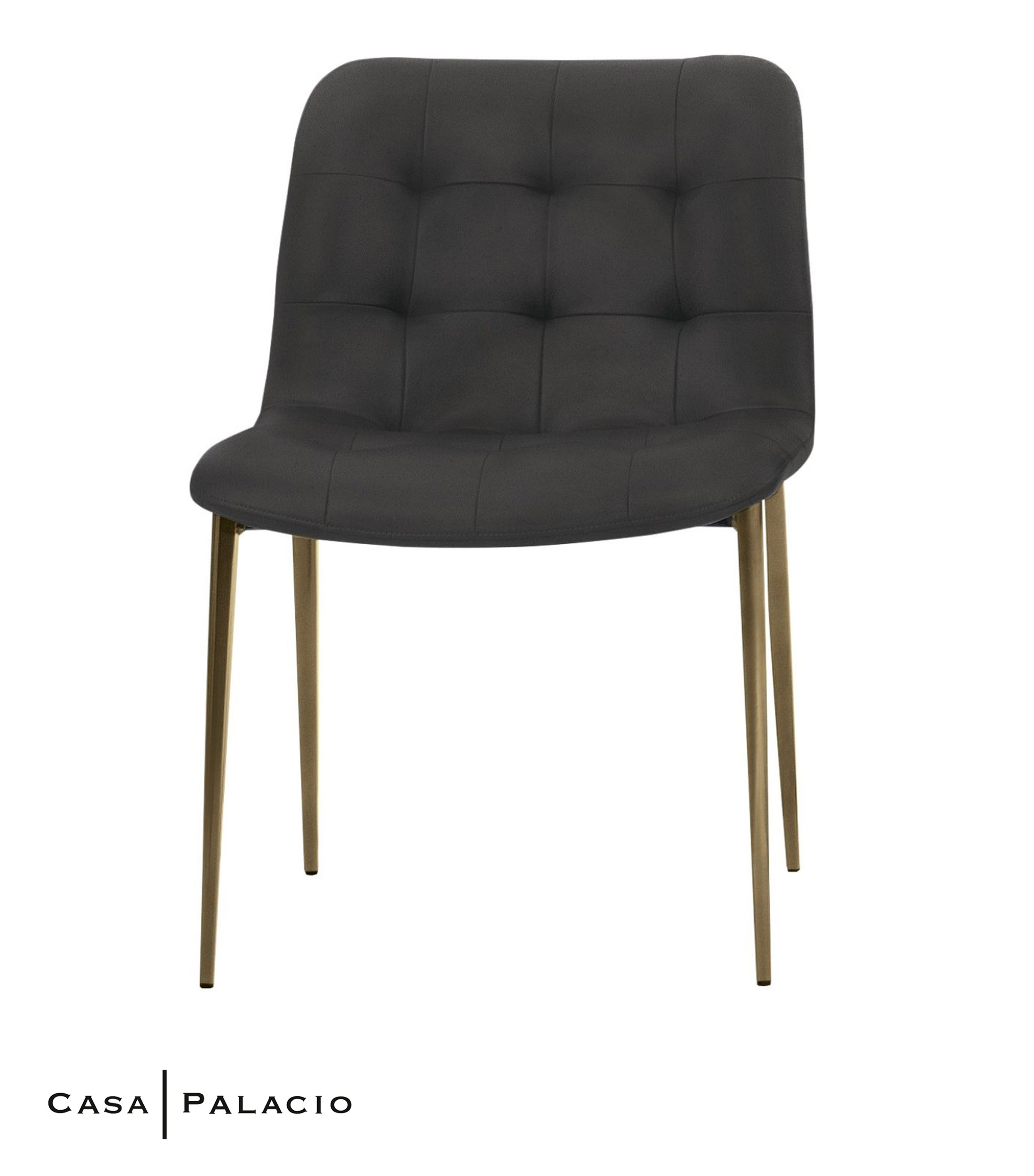 Silla en madera color Carbon