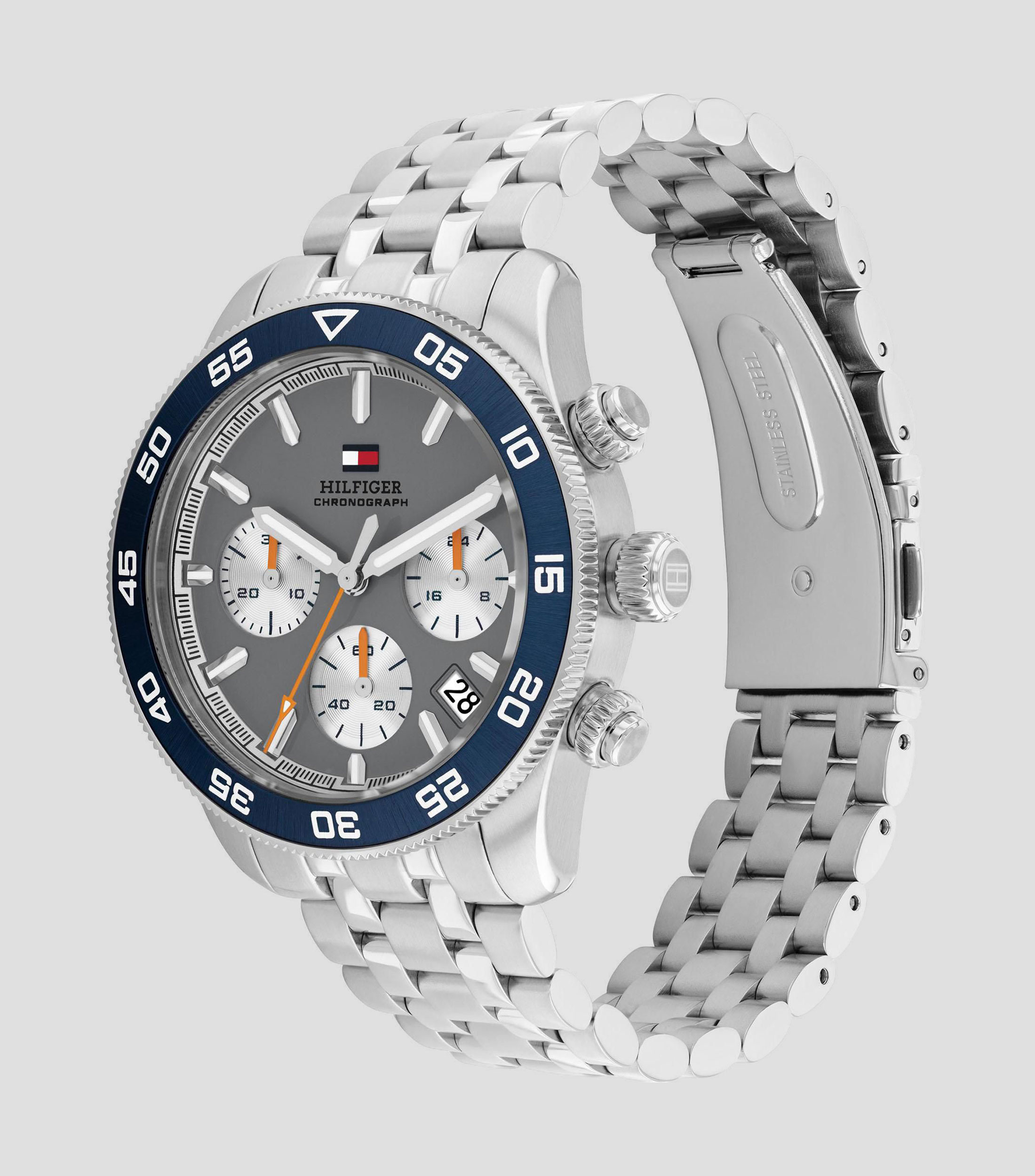 Reloj para hombre Th85 casual Plateado