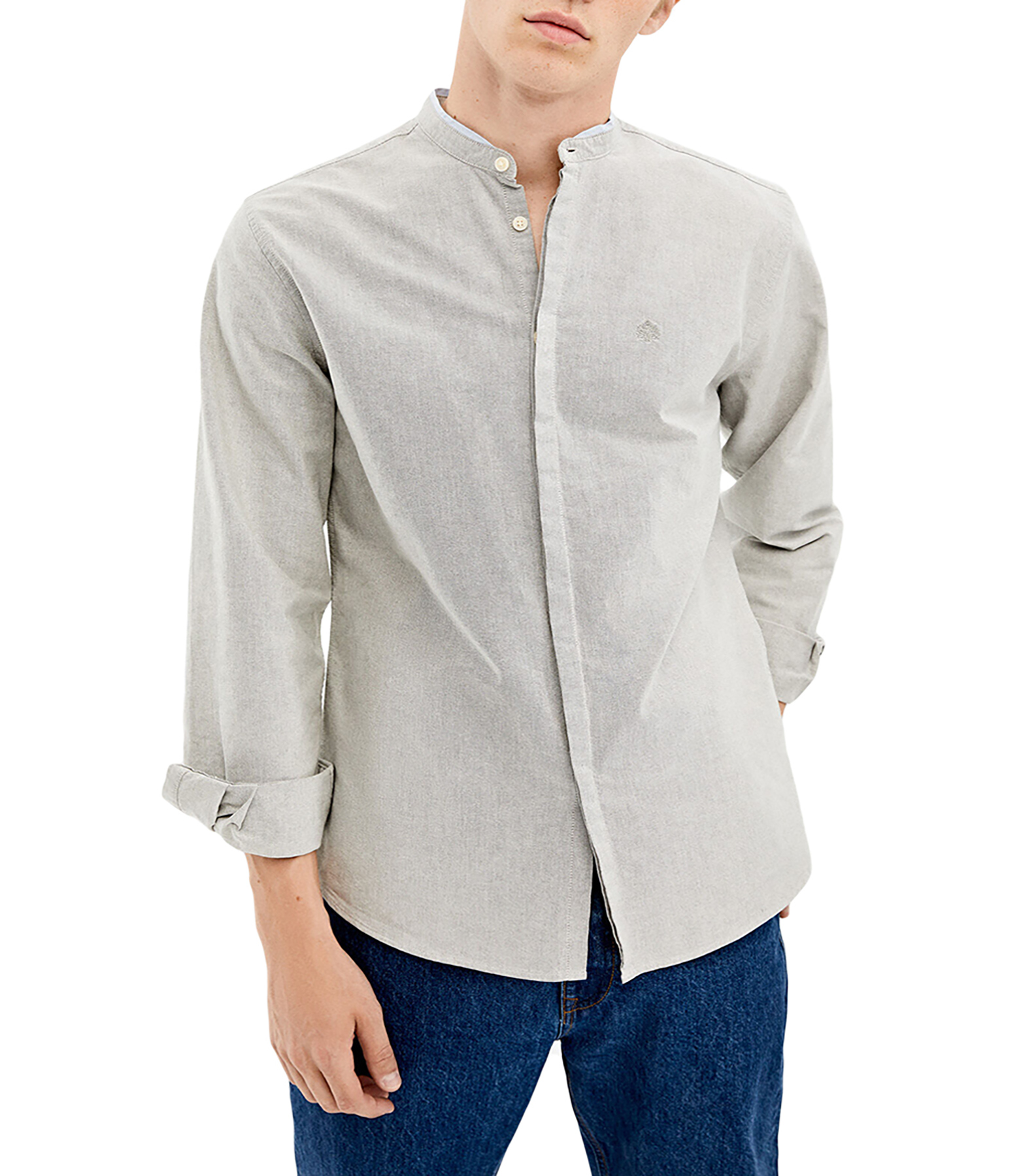 Camisa cuello mao hotsell springfield