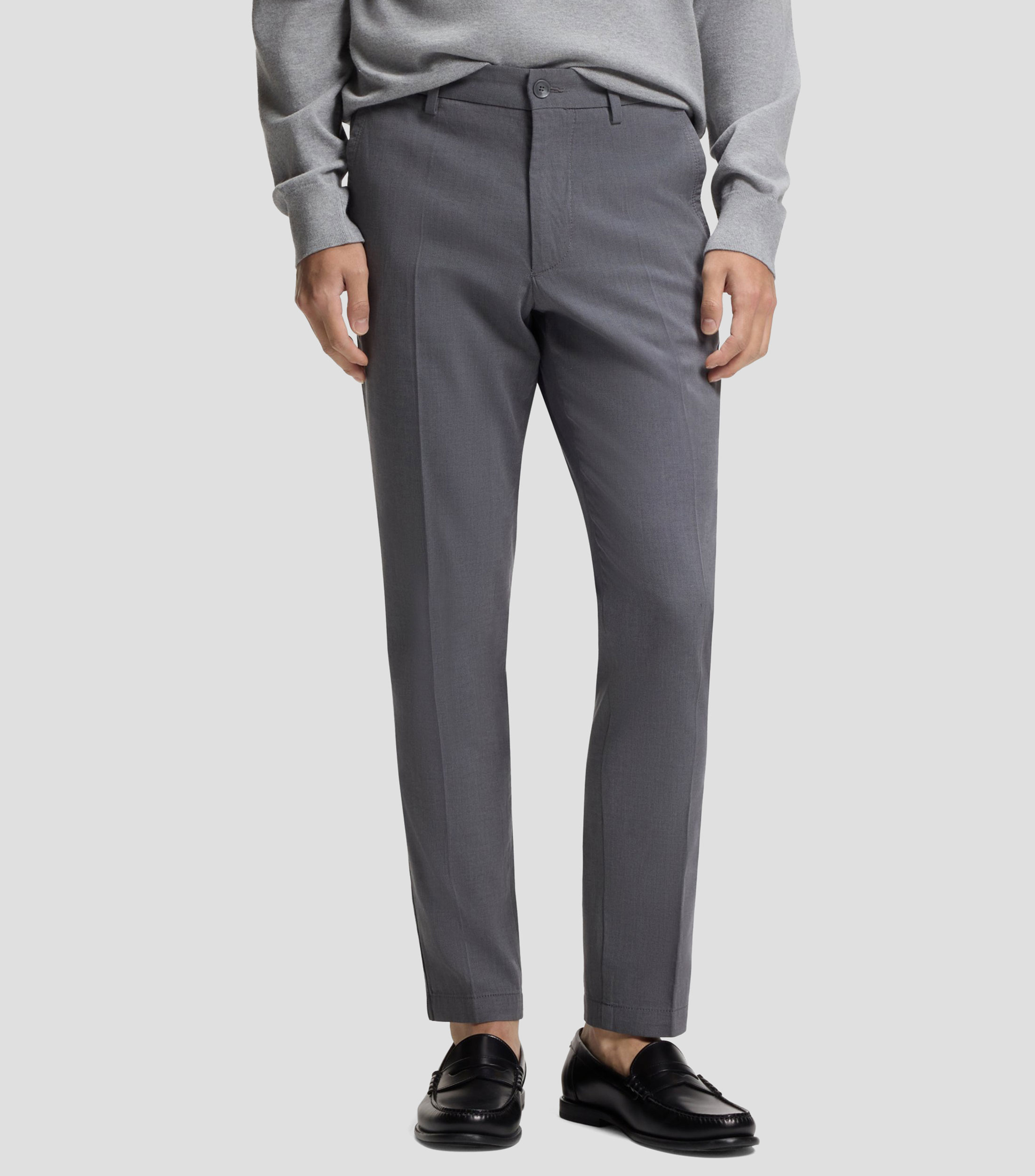 Pantalón Boss slim en dobby de algodón elástico Hombre