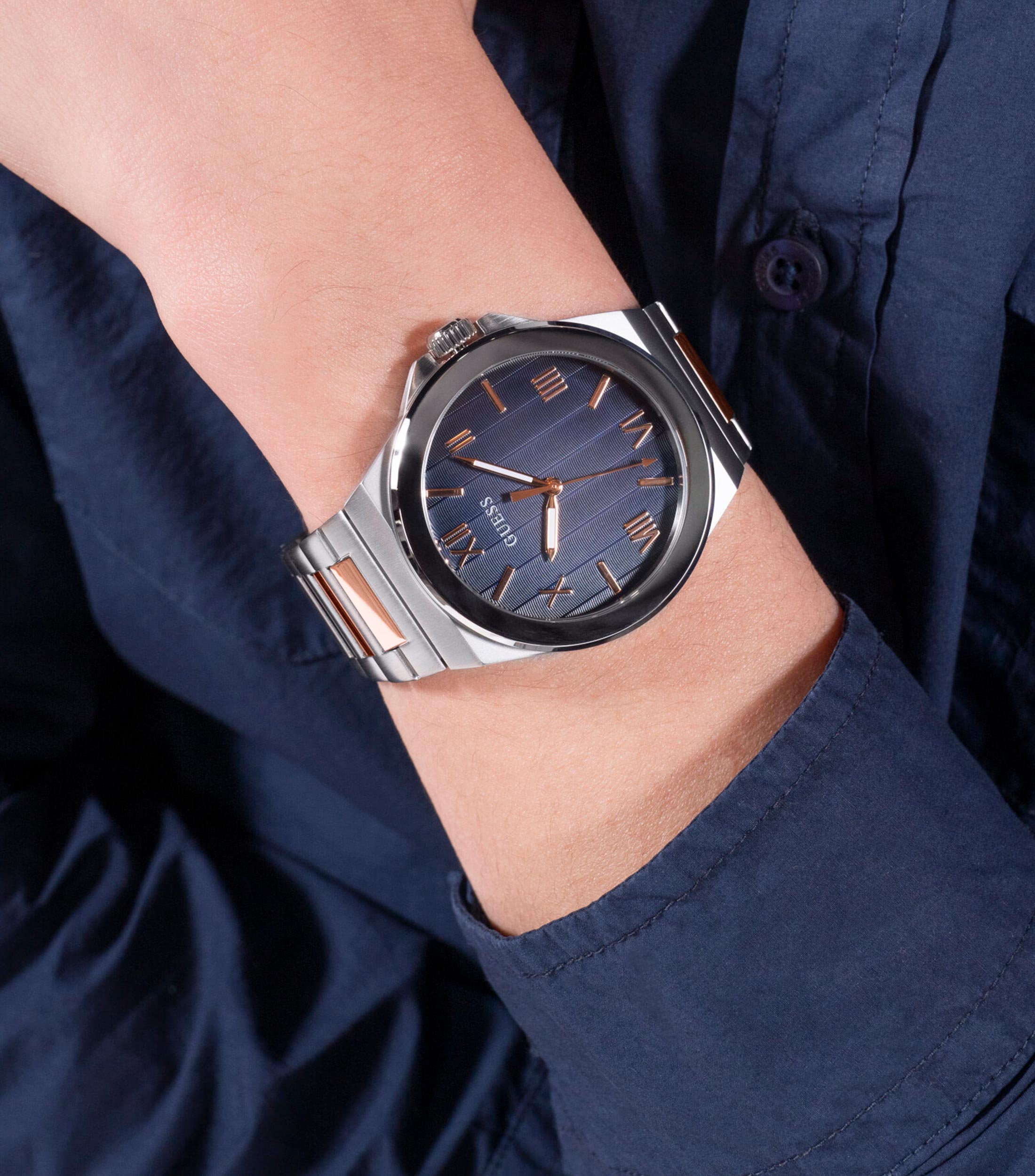 Reloj para Hombre Casual Plateado, Dorado