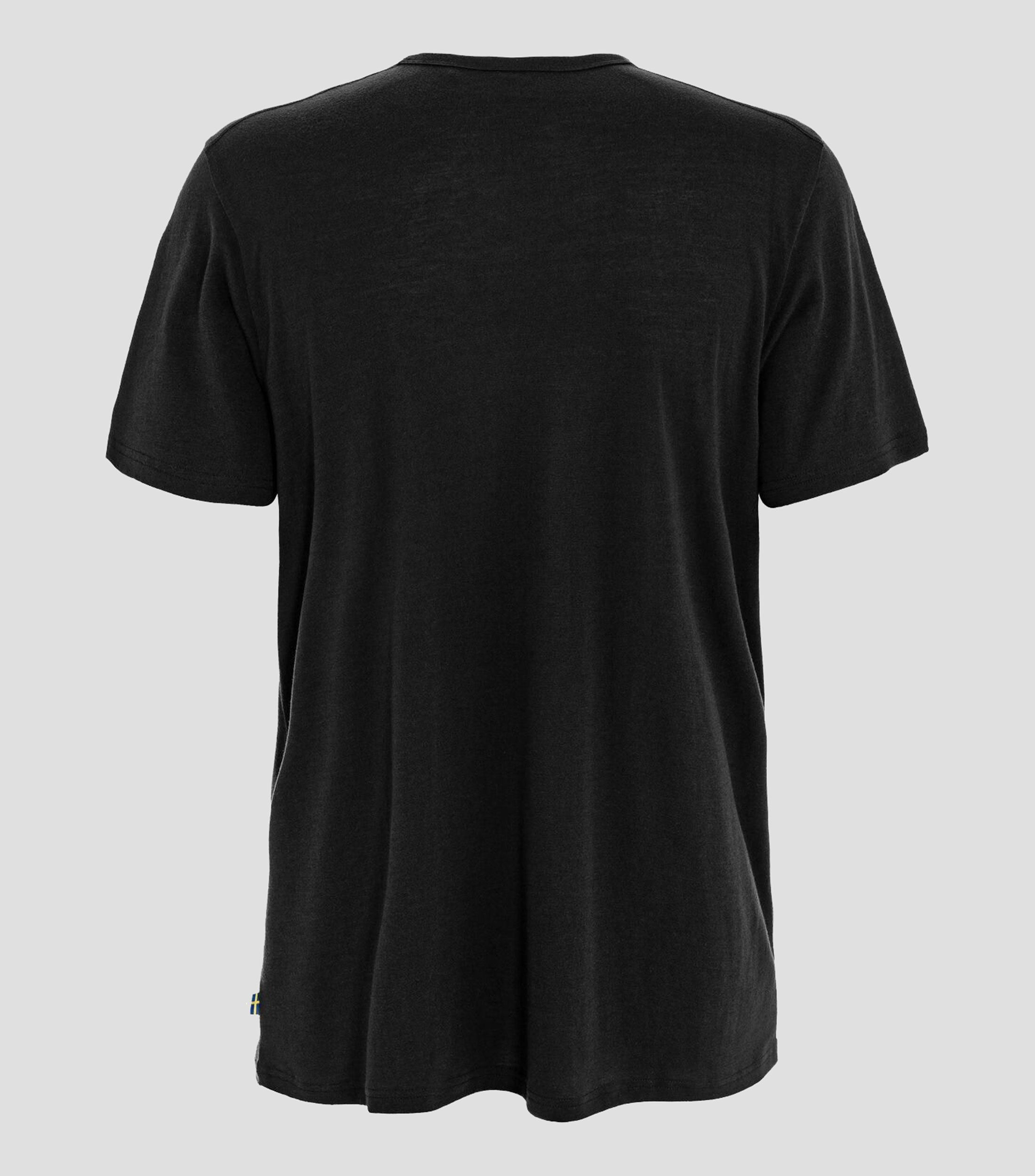 Playera de cuello redondo con manga corta lisa Hombre