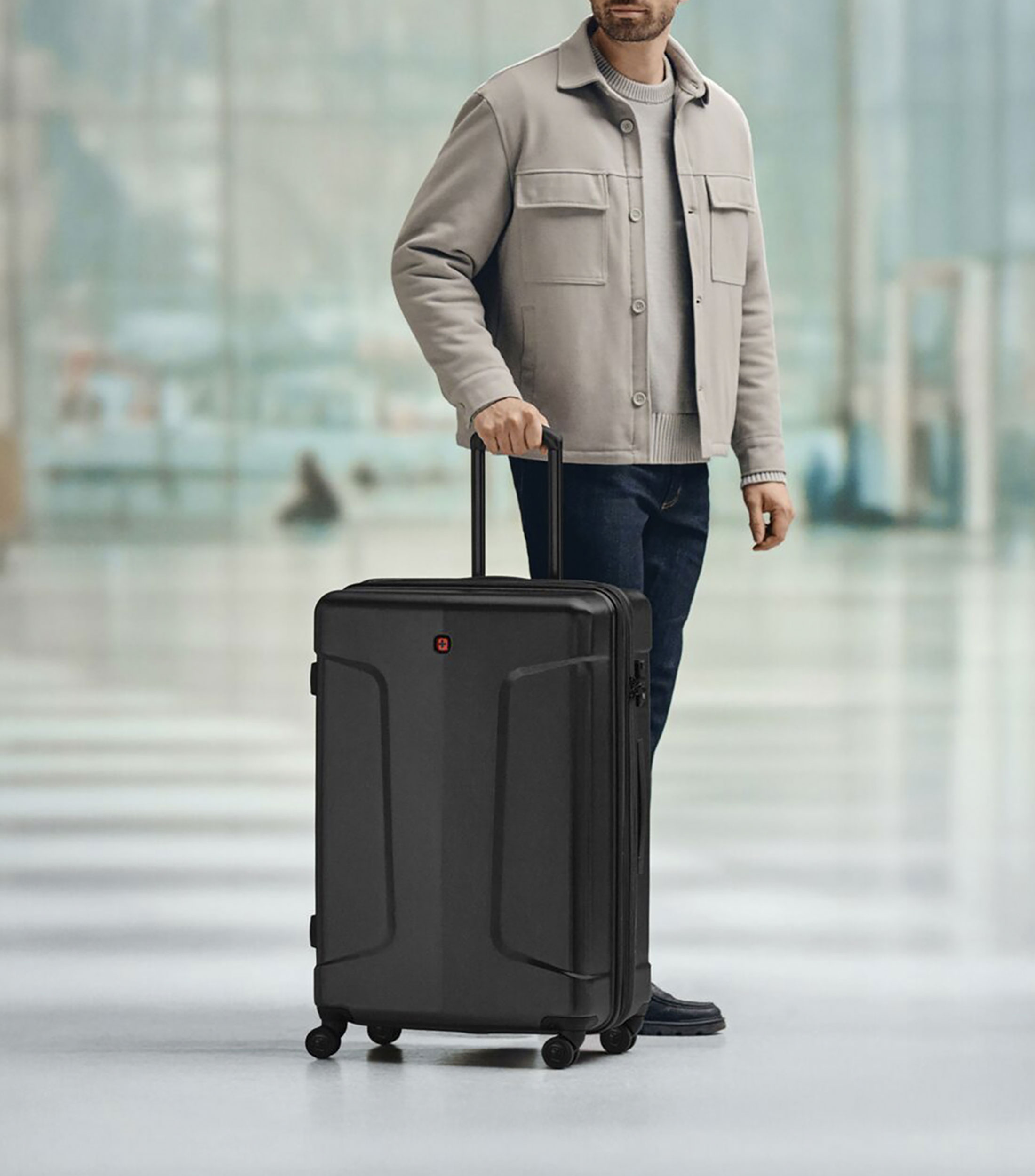 Maleta de viaje rigida Legacy Hardside negra
