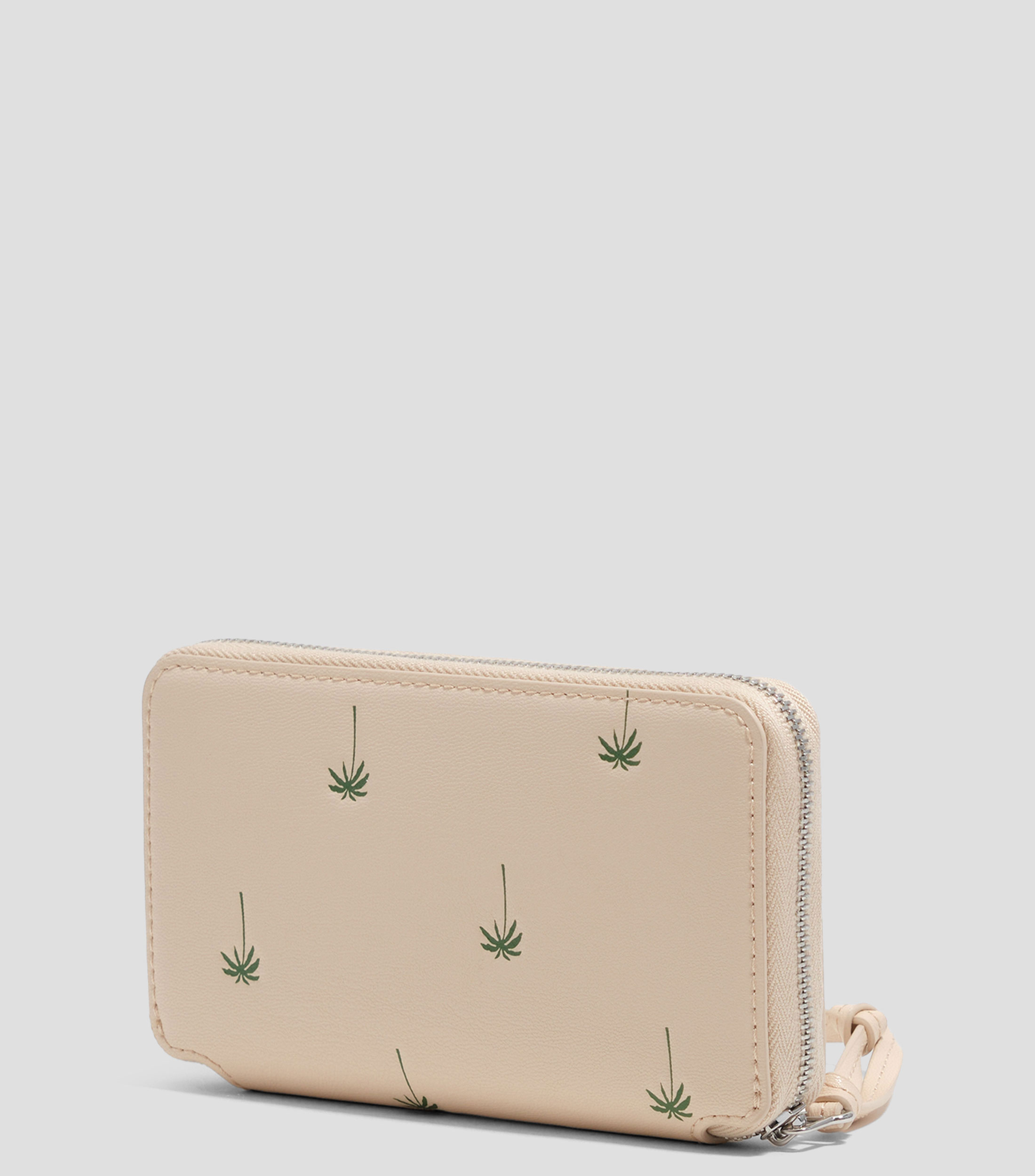 Monedero horizontal mediana piel Palms arena Mujer