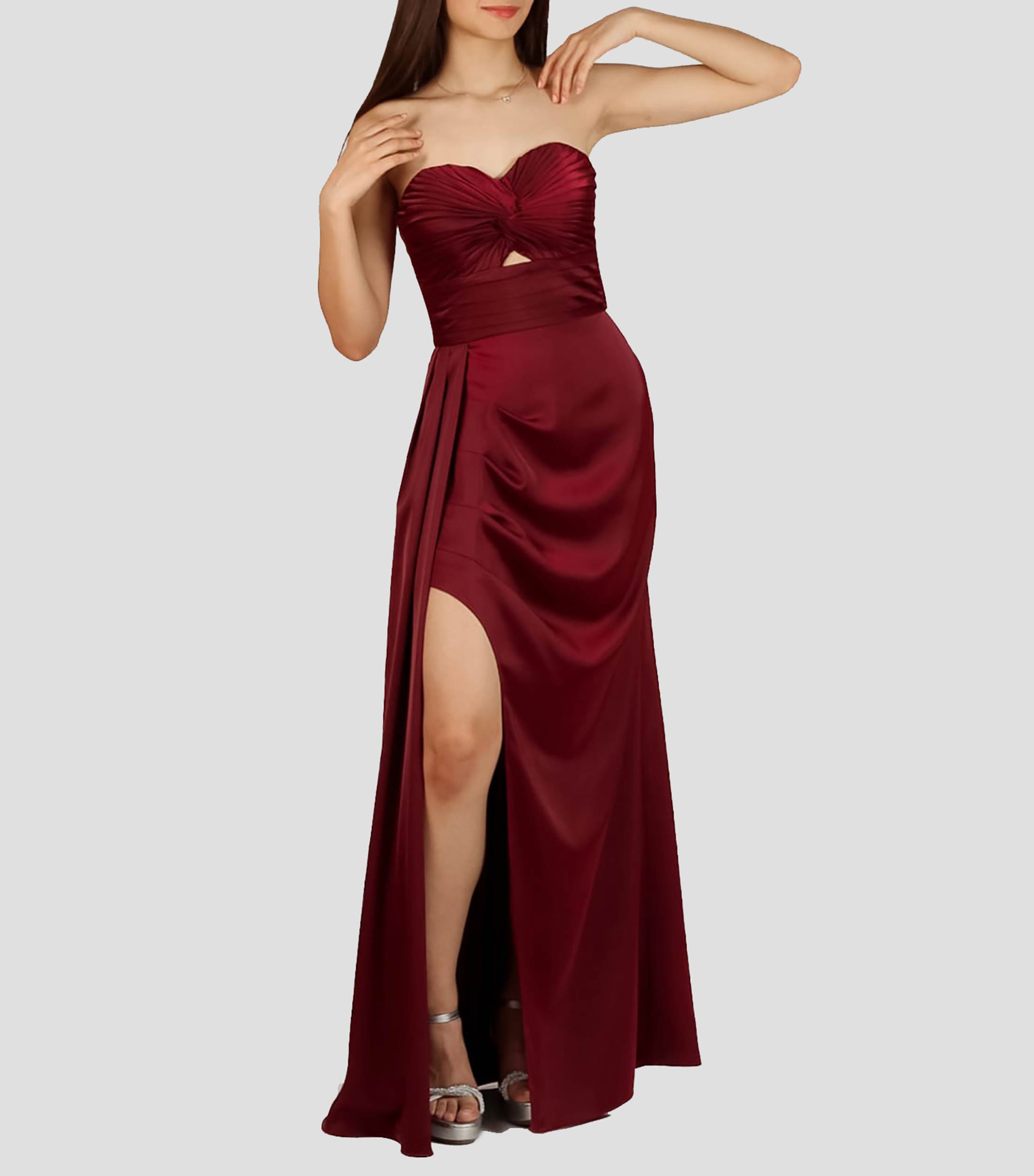 Vestido Largo liso Mujer