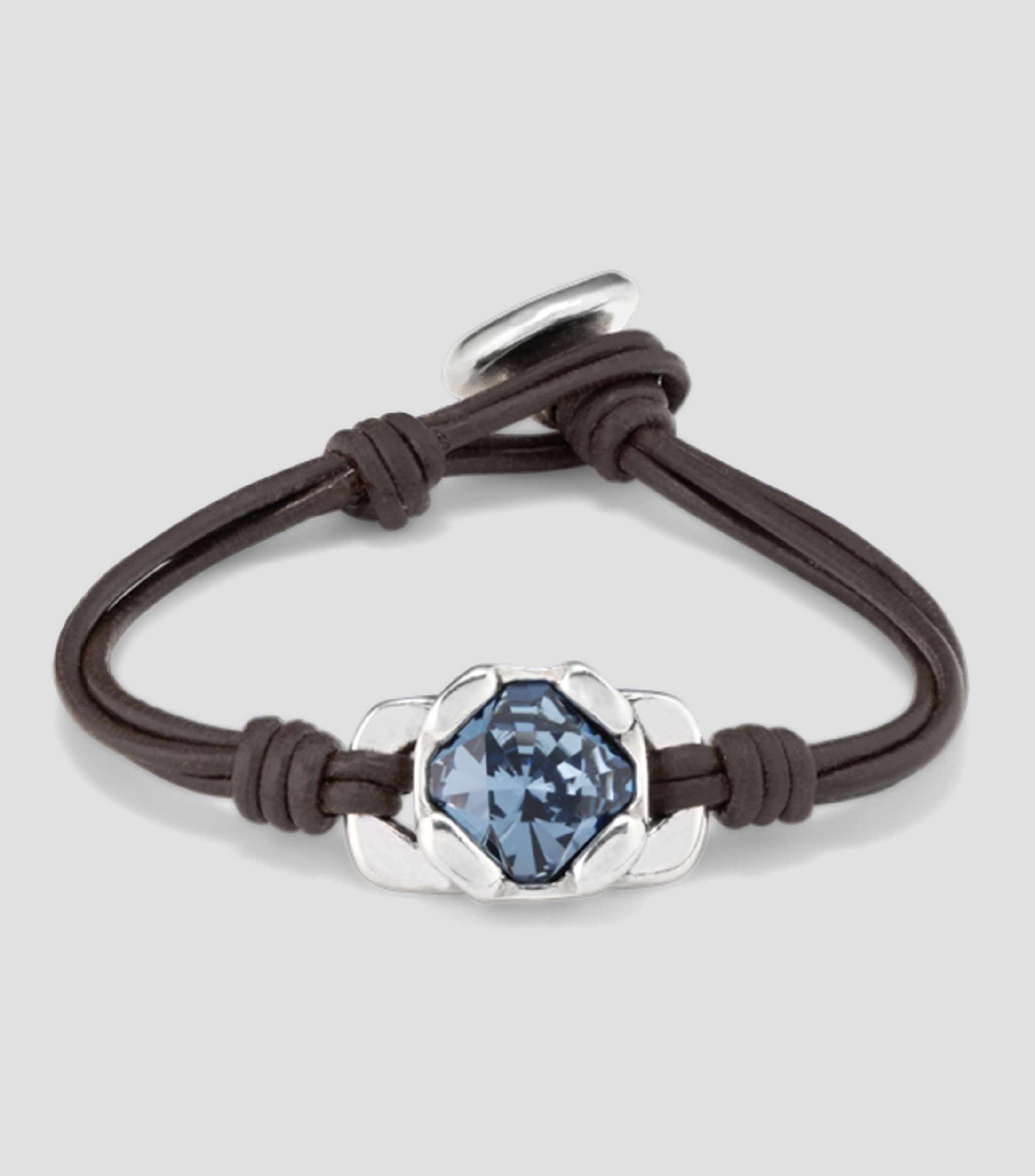 Pulsera con cristal facetado Mujer