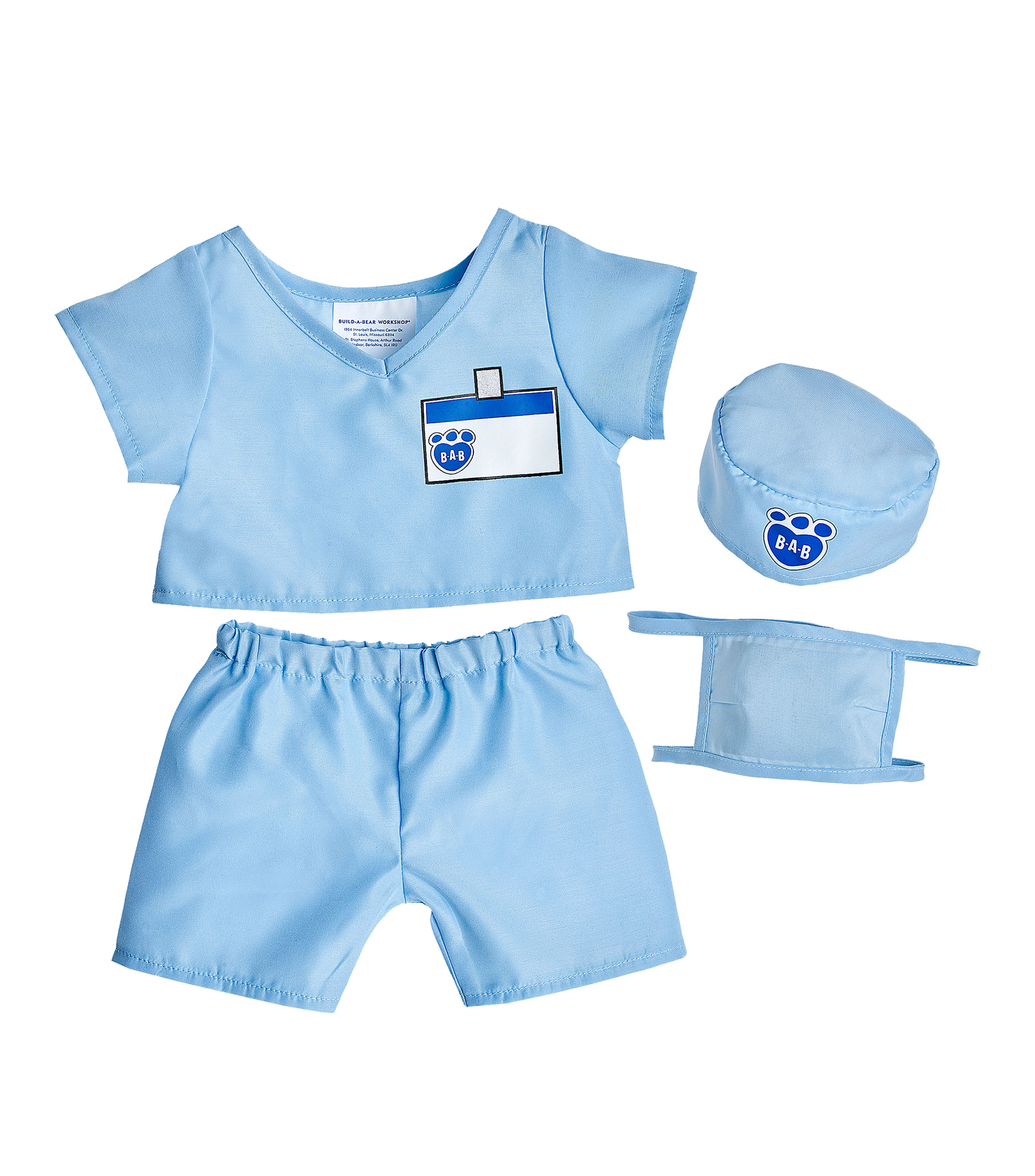 Uniforme de Doctor para Muneco de Peluche