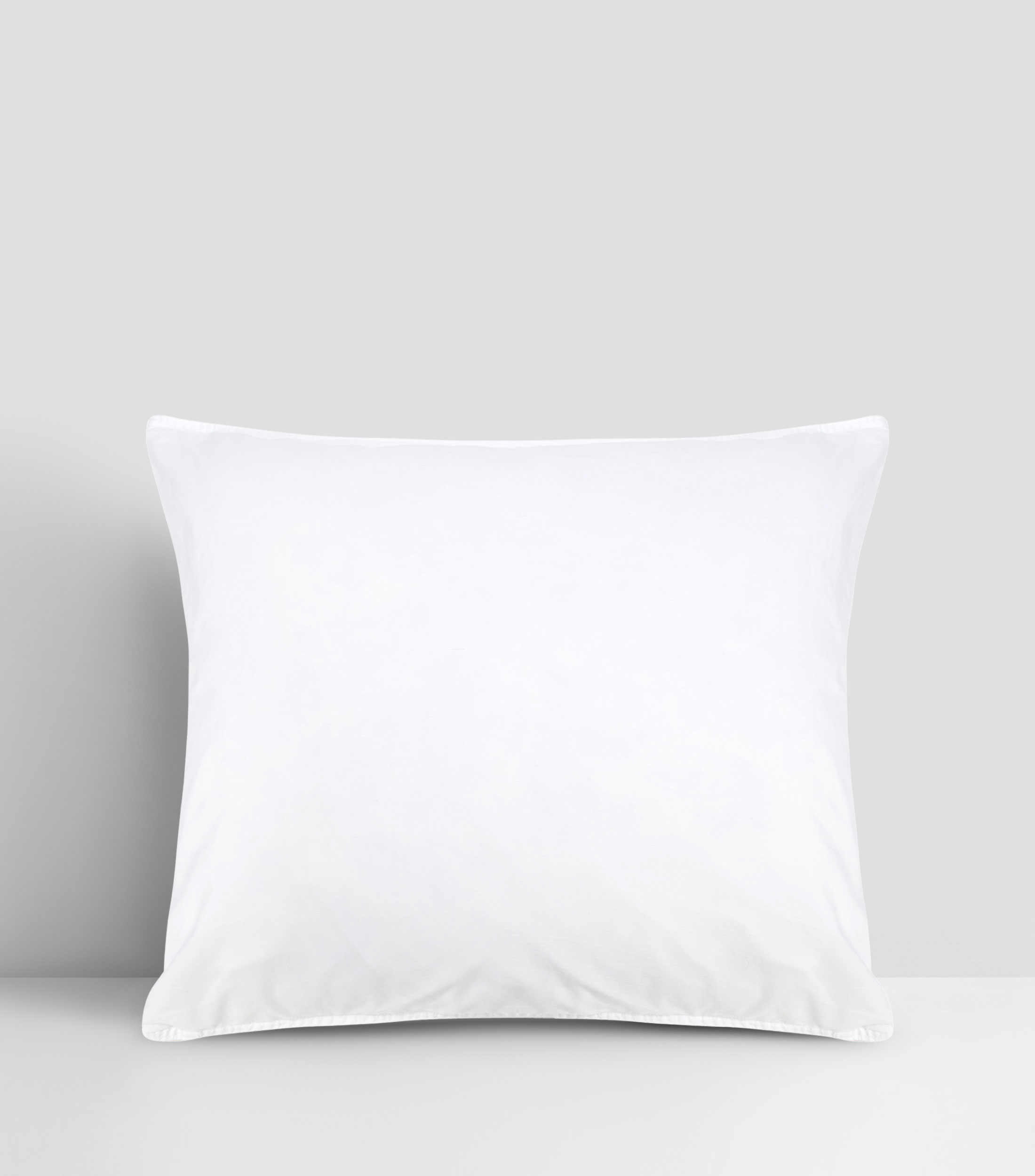 Funda Decorativa Percal Stone Wash Individual Blanca