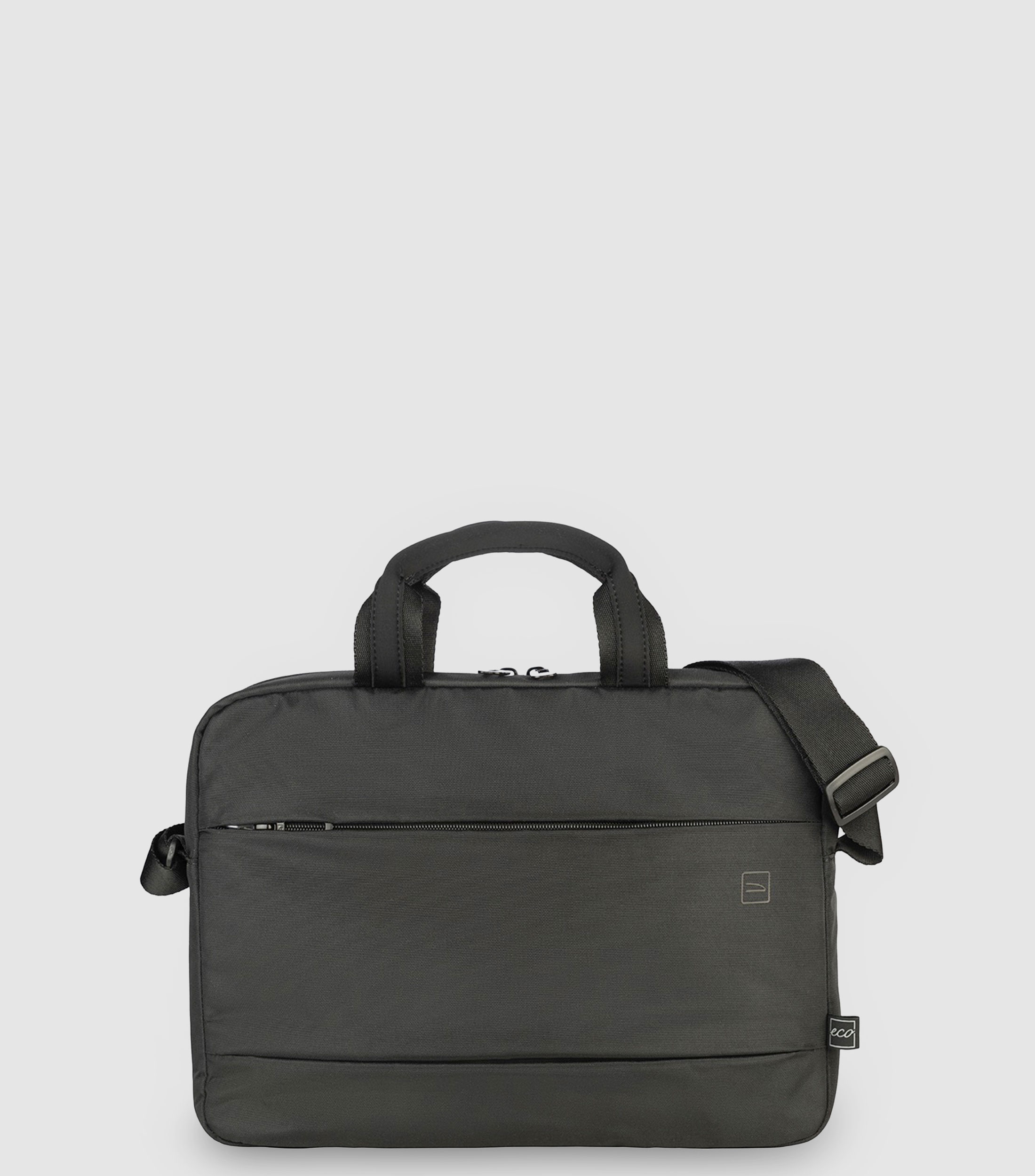 Bolso porta laptop negro Global liso Unisex